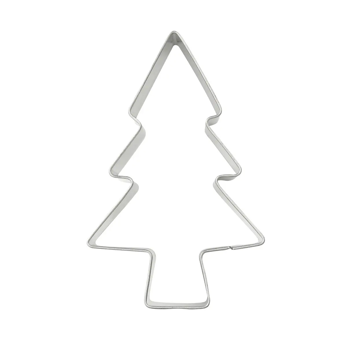 Zenker Ausstechform Tanne klein 6,5 x 4,3 cm silber