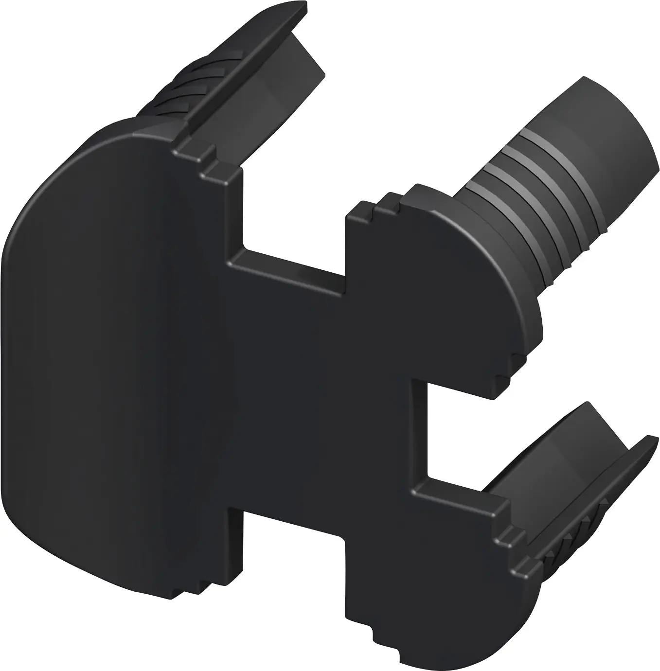 coaxis®-Verbindungskappe für Säulen-Profil, 27.5 x 5.3 mm (Kunststoff)