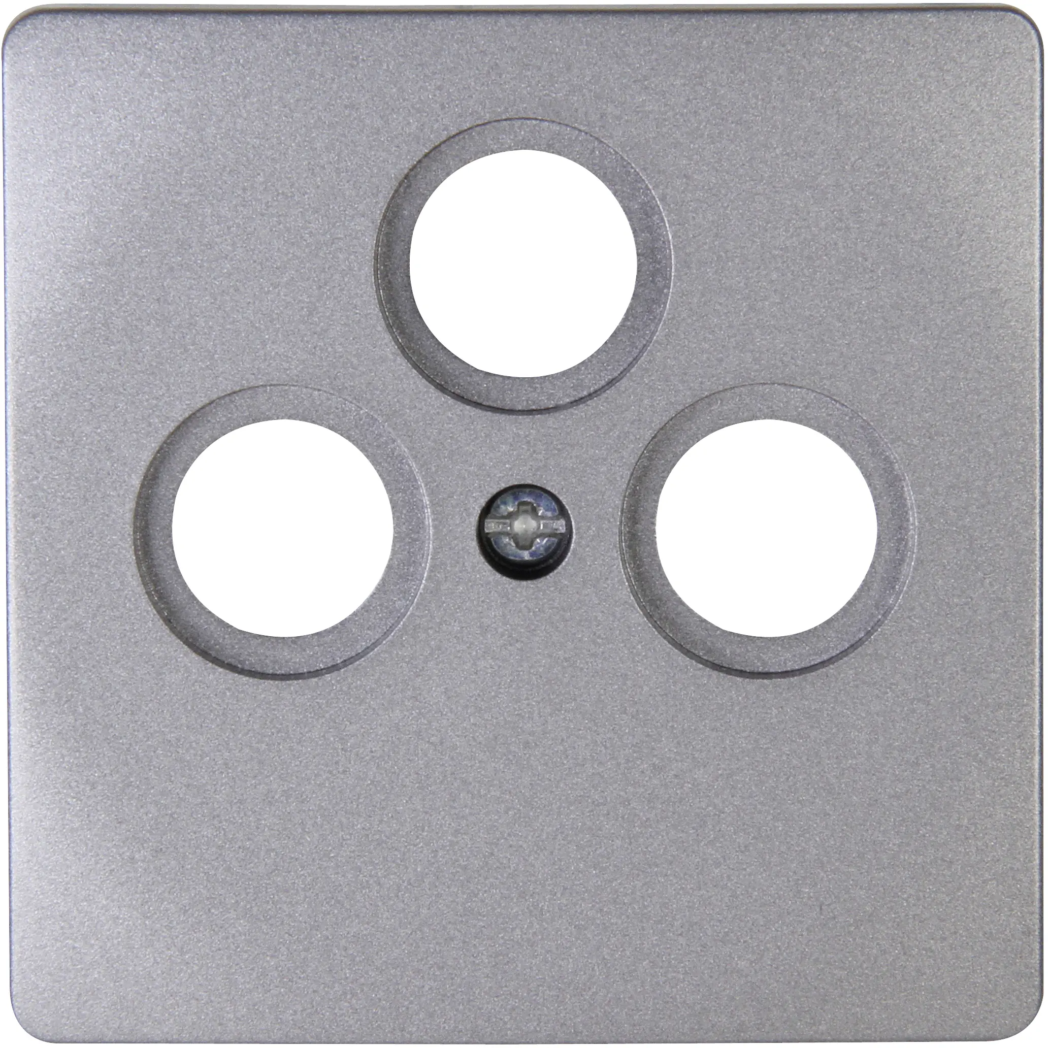 Kopp Antennenabdeckung für 3 Anschlüsse Venedig, TV, platin, 492043187