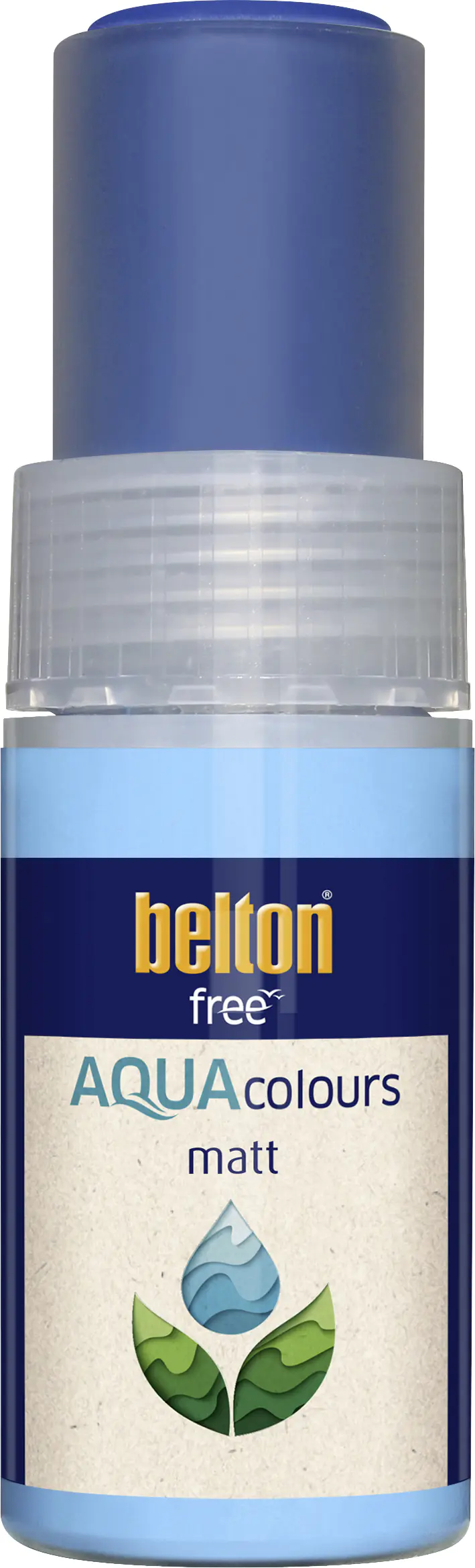 belton free Lackstift AQUAcolours 9 ml enzianblau matt