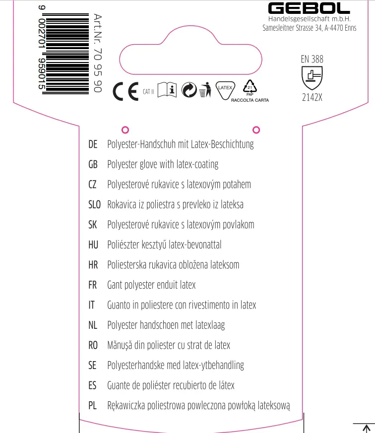 Gebol Handschuh Winter Eco  