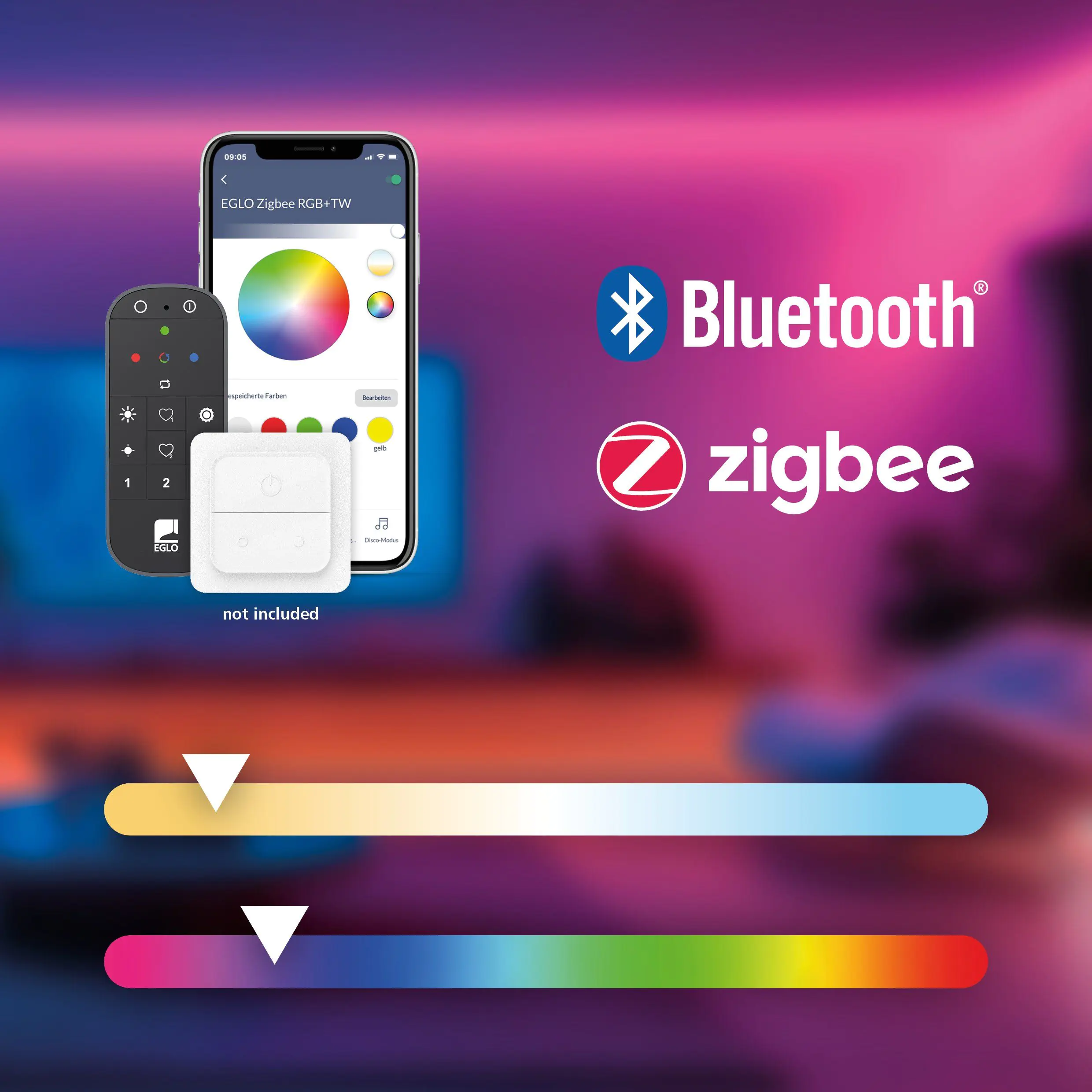 Eglo Connect LED Deckenleuchte Turcona-Z weiß 30 x 30 cm dimmbar, ww-kw Eglo Connect LED Deckenleuchte Turcona-Z weiß 30 x 30 cm dimmbar, ww-kw