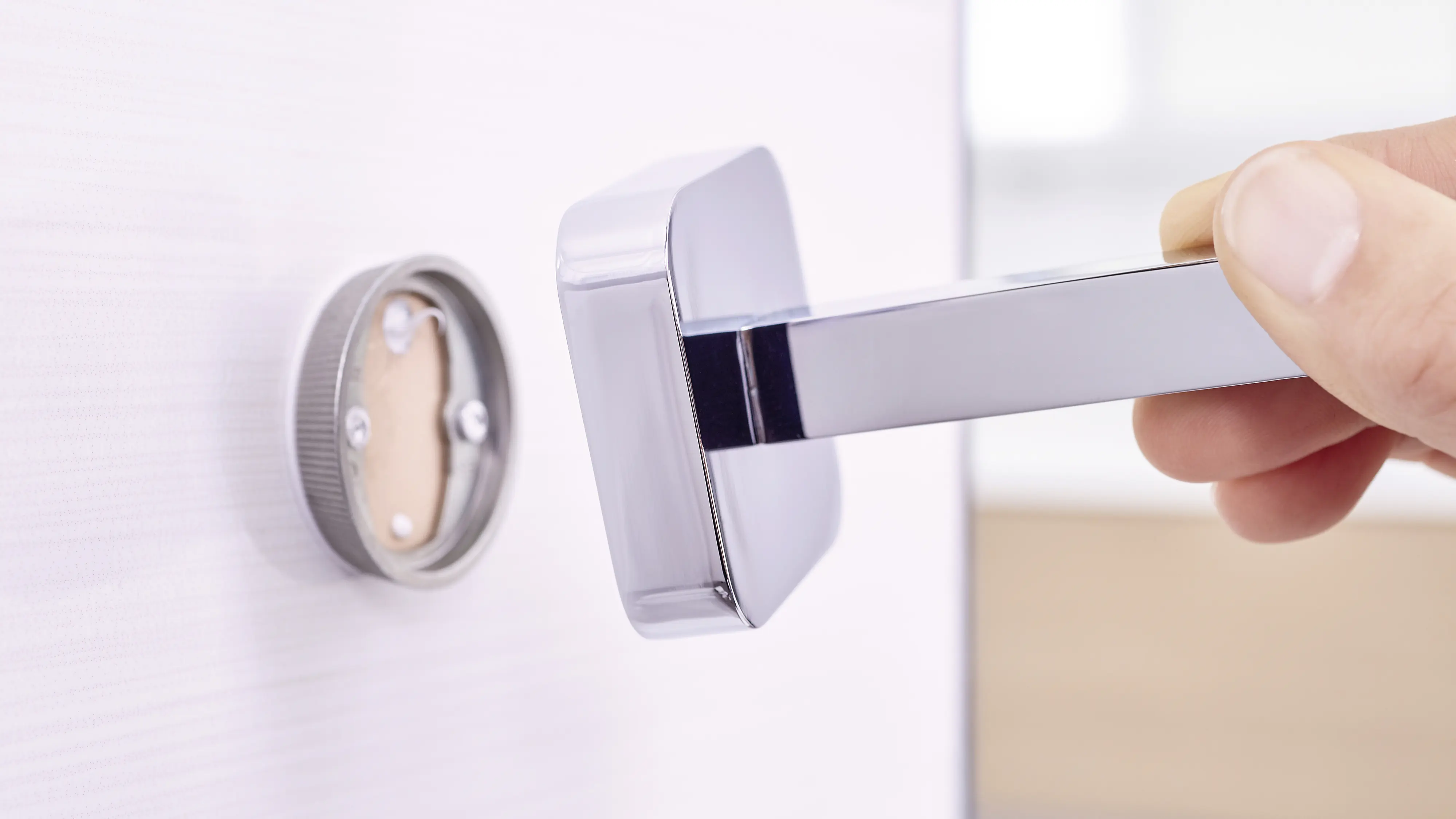 tesa Bademantelhaken doppelt Elegaant Metall, chrom, rostfrei