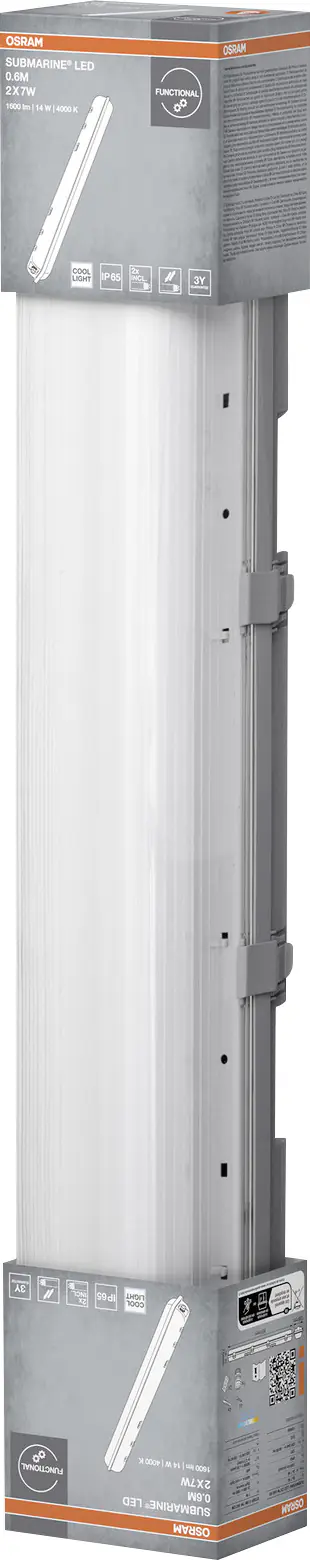 Osram Feuchtraumleuchte Submarine 2 x 7 Watt 65 cm Osram Feuchtraumleuchte Submarine 2 x 7 Watt 65 cm