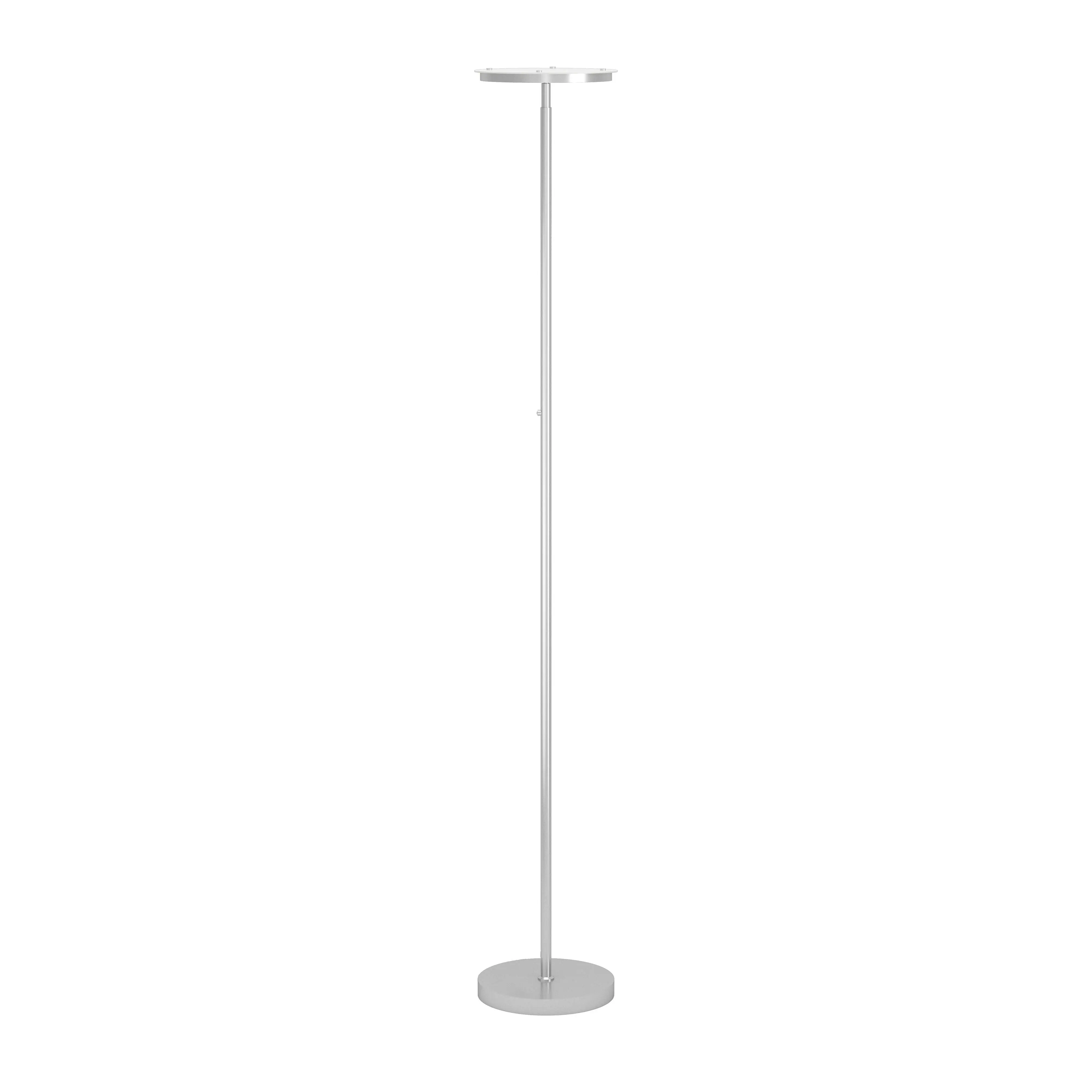 Eglo LED-Stehleuchte Piagnolo Ø 25 x H 168 cm silber Touchdimmer