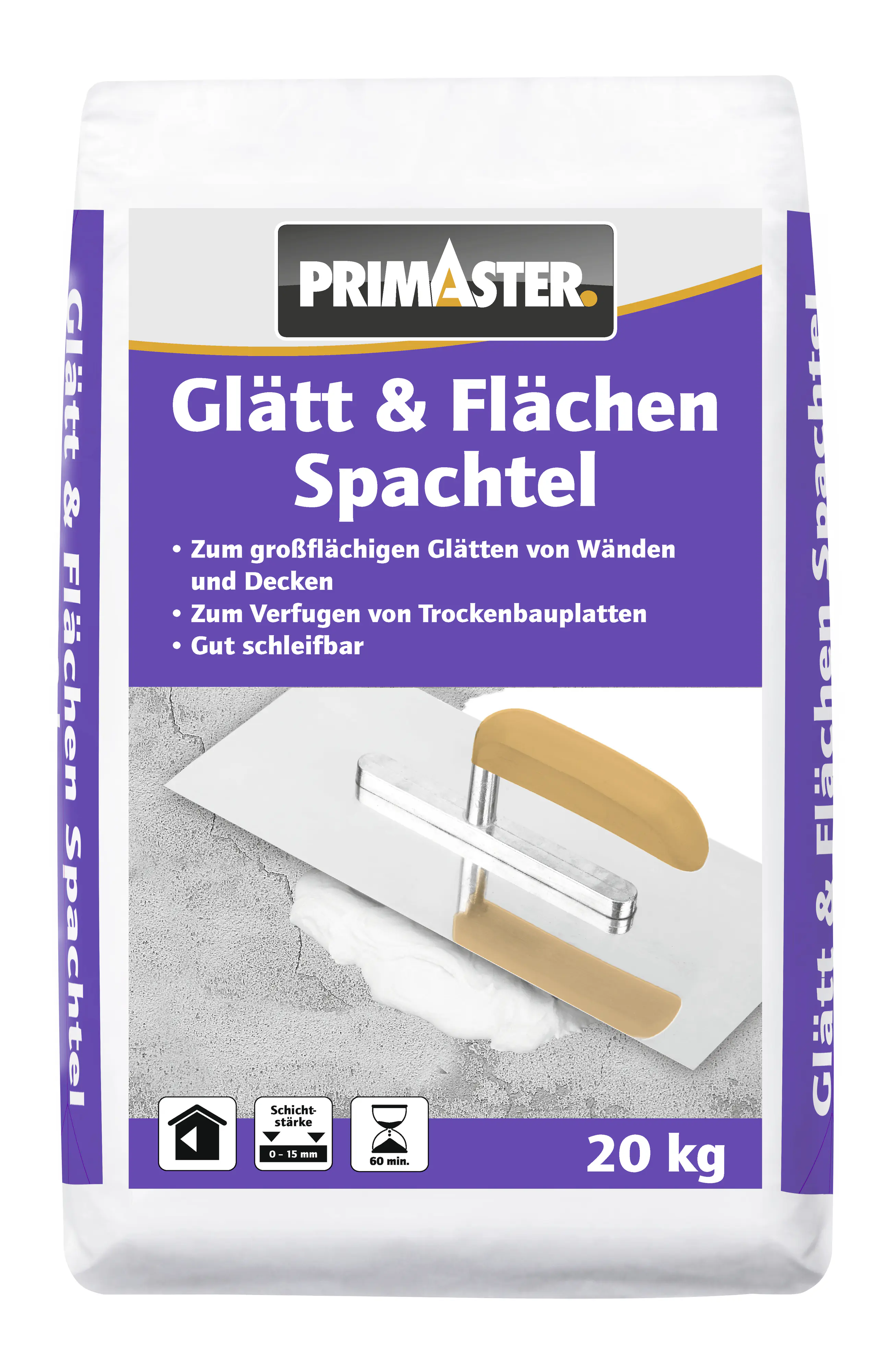 Produktbild:  Primaster Glätt & Flächenspachtel 20 kg