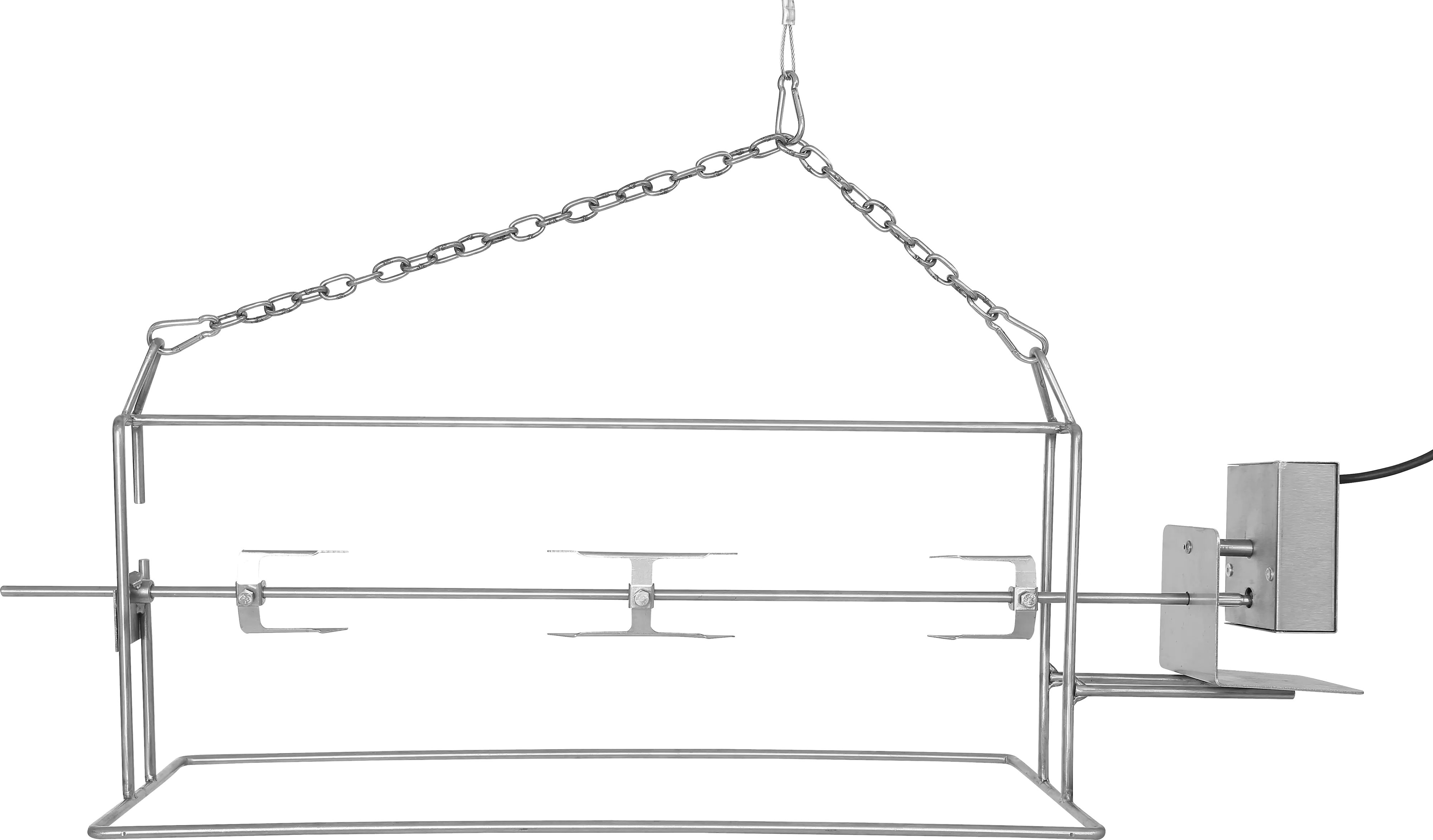 Schneider Rollbräter 60 (ohne Motor) Grillgerät mit Spieß-Set aus Edelstahl