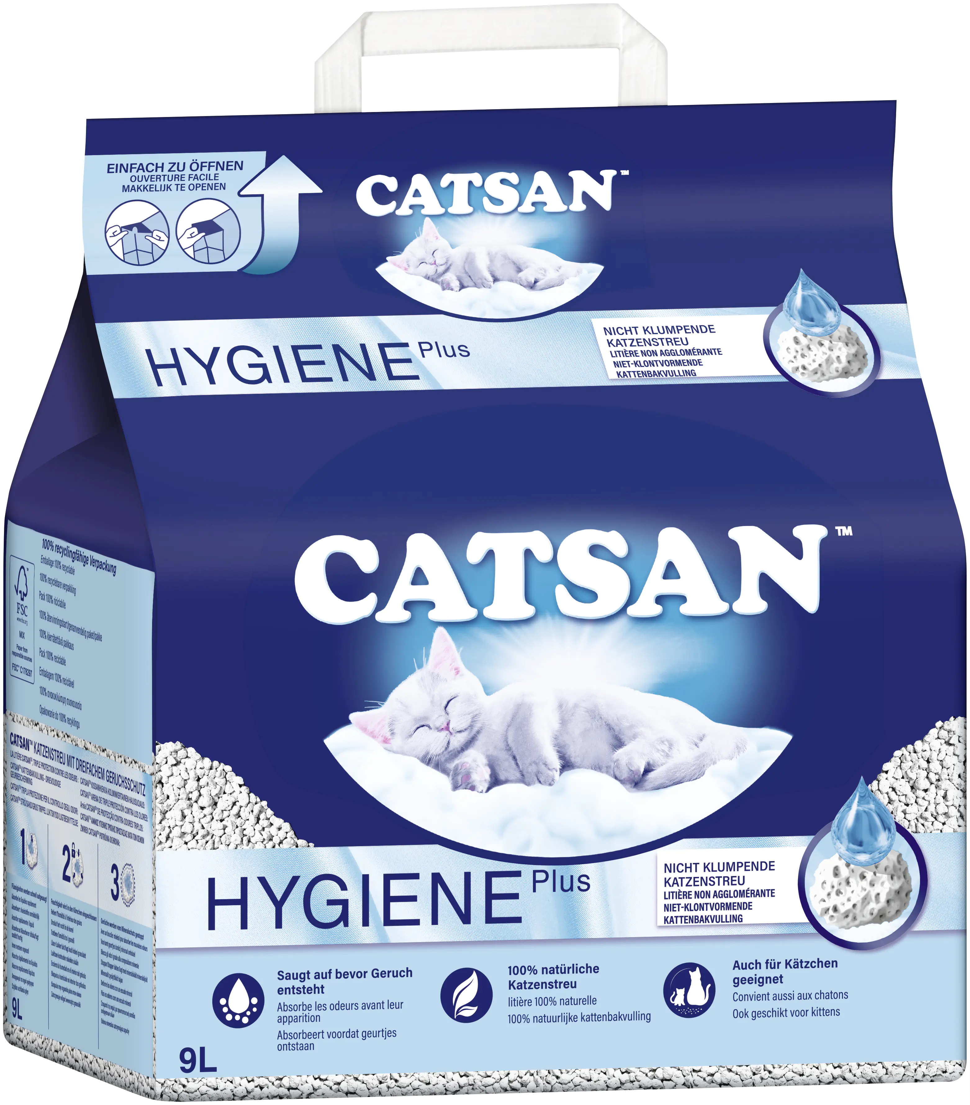 Catsan Hygiene Plus Katzenstreu 9l Catsan Hygiene Plus Katzenstreu 9l