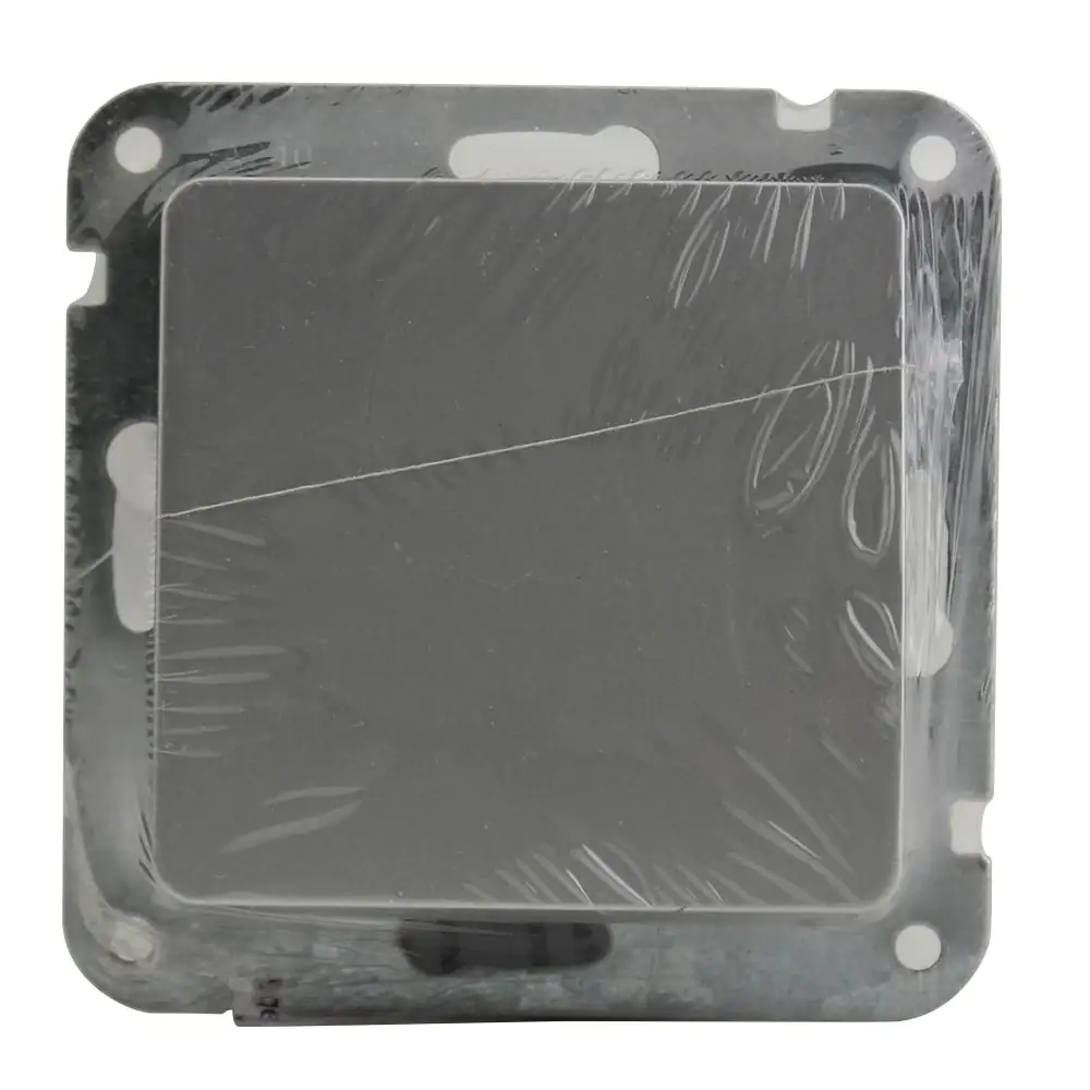 Unitec Taster mit Wippe silber, Serie Genua