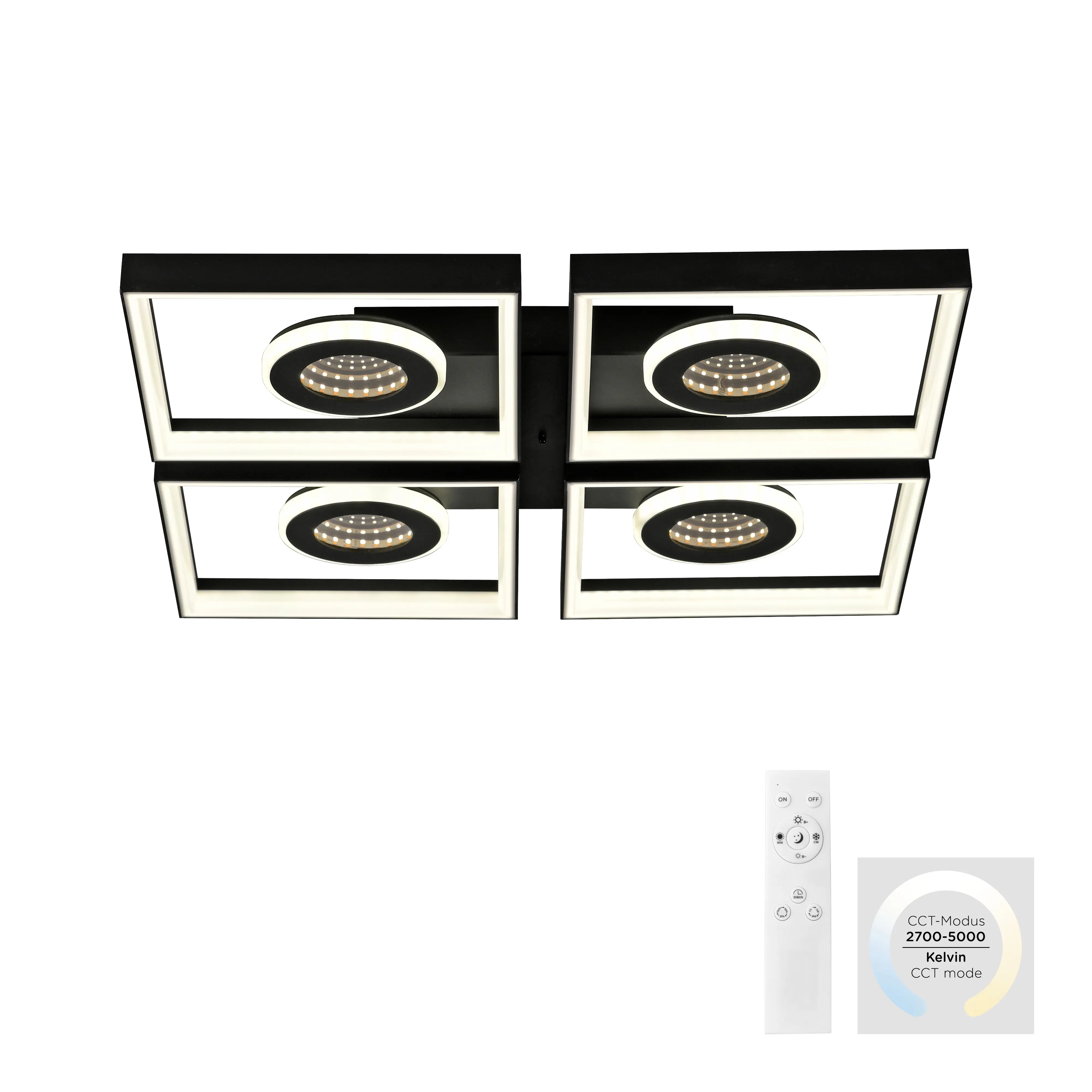Paul Neuhaus LED Deckenleuchte Traforo 53 cm warmweiß-kaltweiß dimmbar Paul Neuhaus LED Deckenleuchte Traforo 53 cm warmweiß-kaltweiß dimmbar