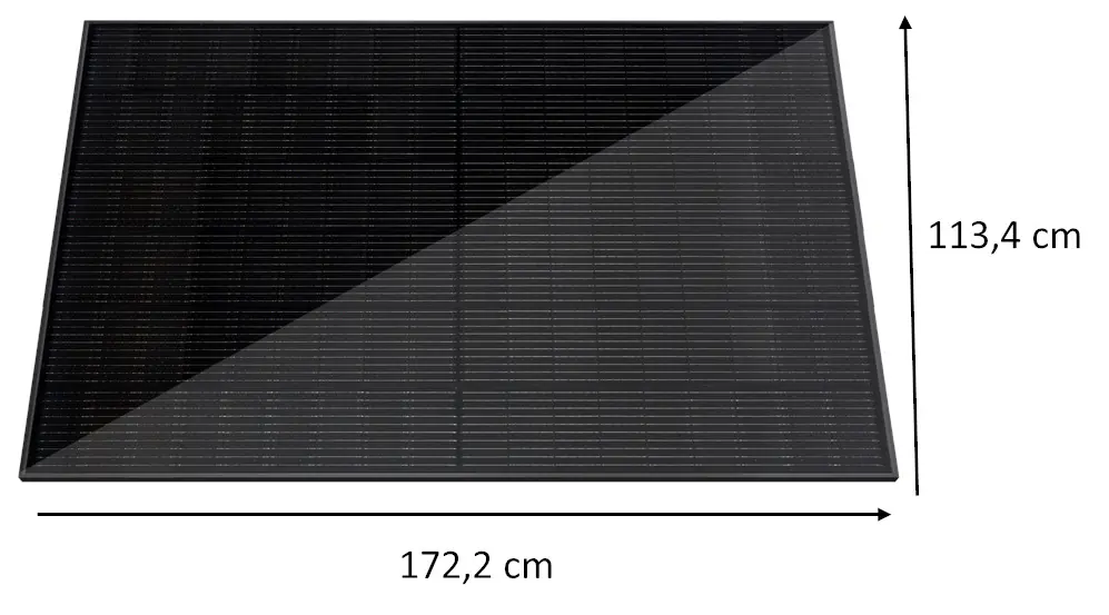 Vale Solarmodule 2 x 430 Watt bifazial Glas-Glas Full black
