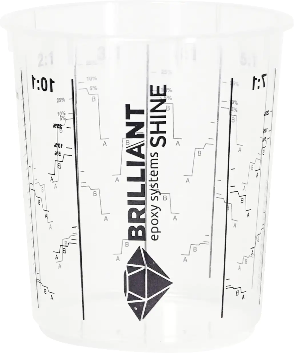 Mischbecher 400ml klein mit Skala Mischbecher 400ml klein mit Skala