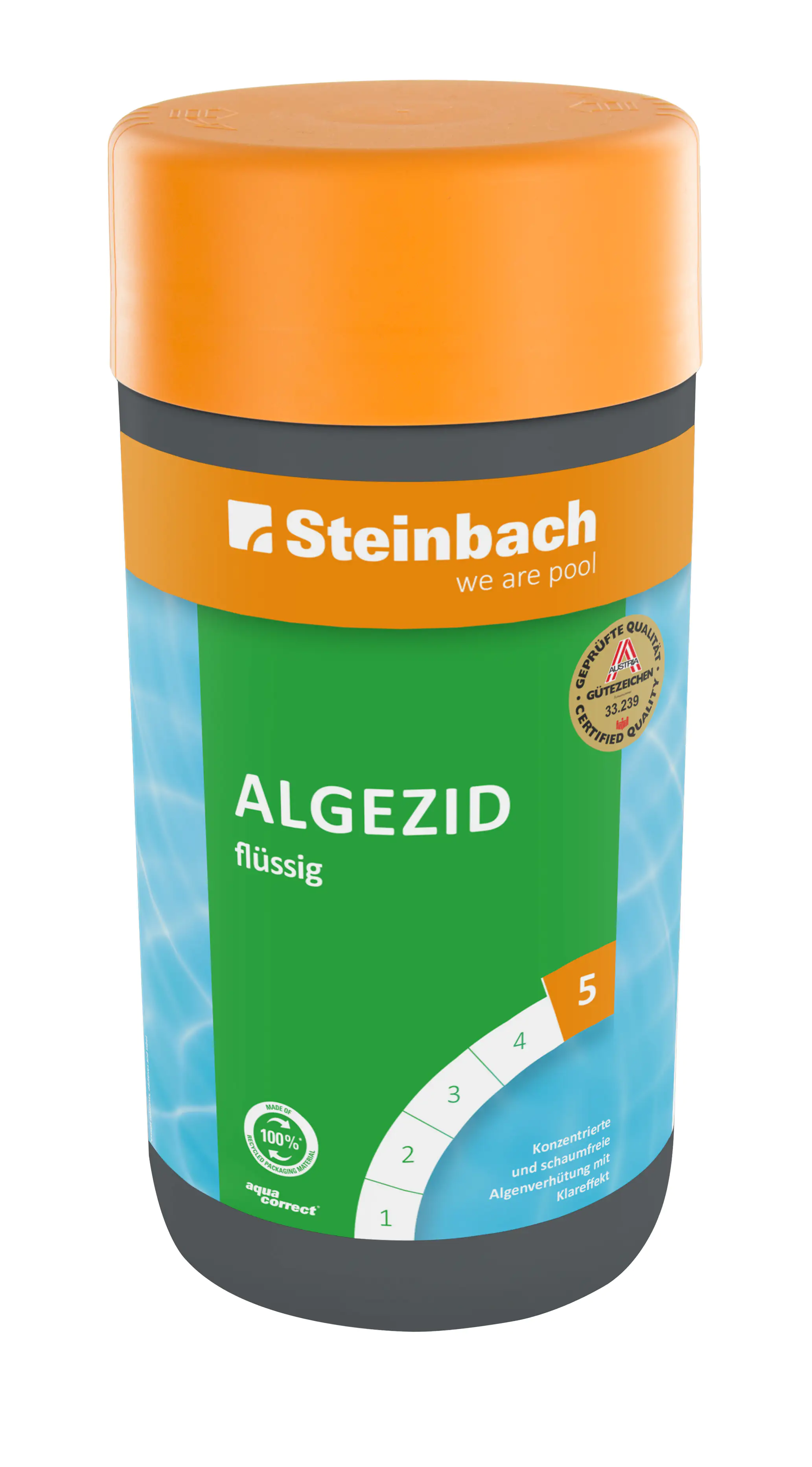 Steinbach Poolpflege Algezid 1 L, Algenverhütung, flüssig Steinbach Poolpflege Algezid 1 L, Algenverhütung, flüssig