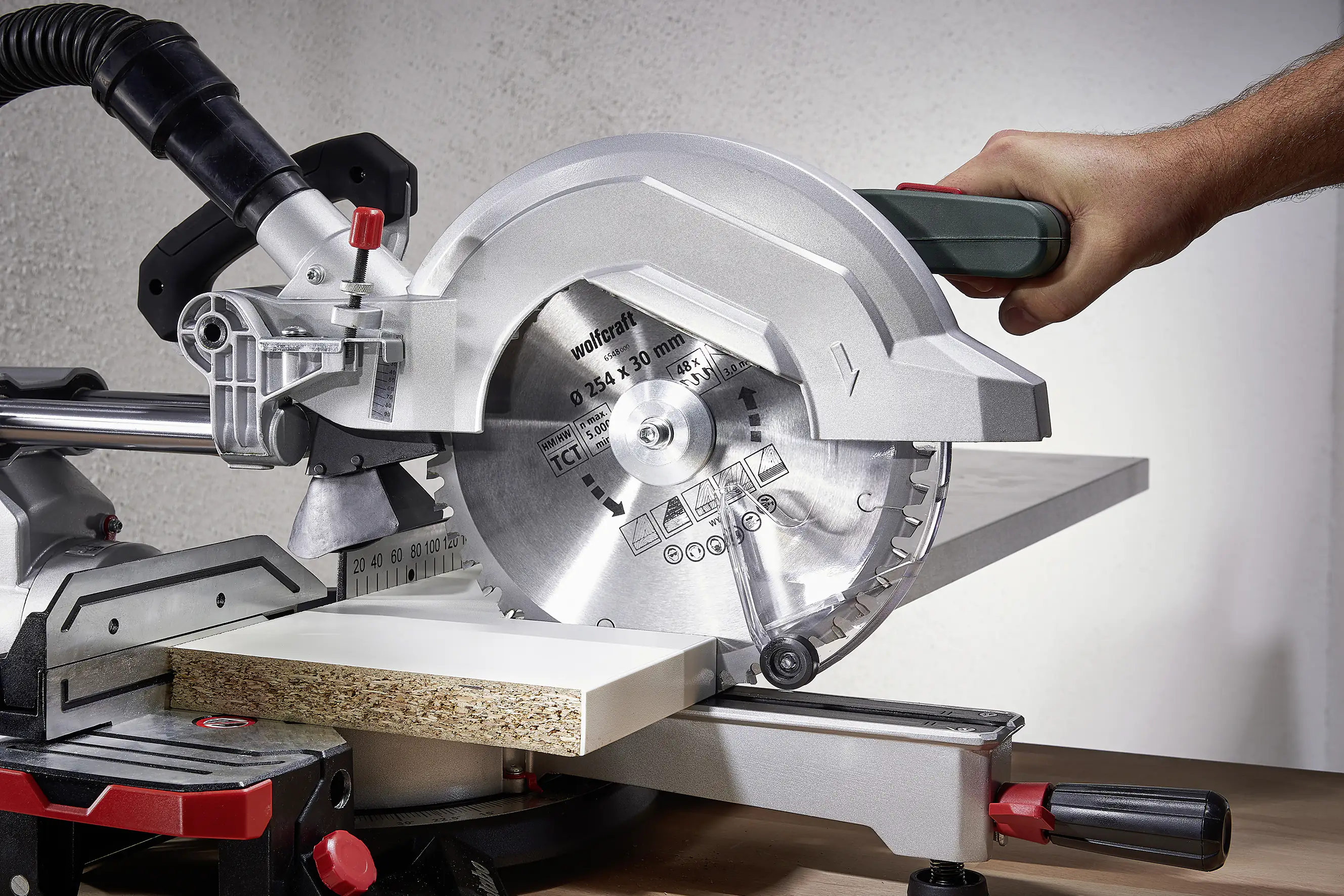 4006885654501_2218958 Wolfcraft Sägeblatt Ø 210 mm 48 Zähne Hartmetall