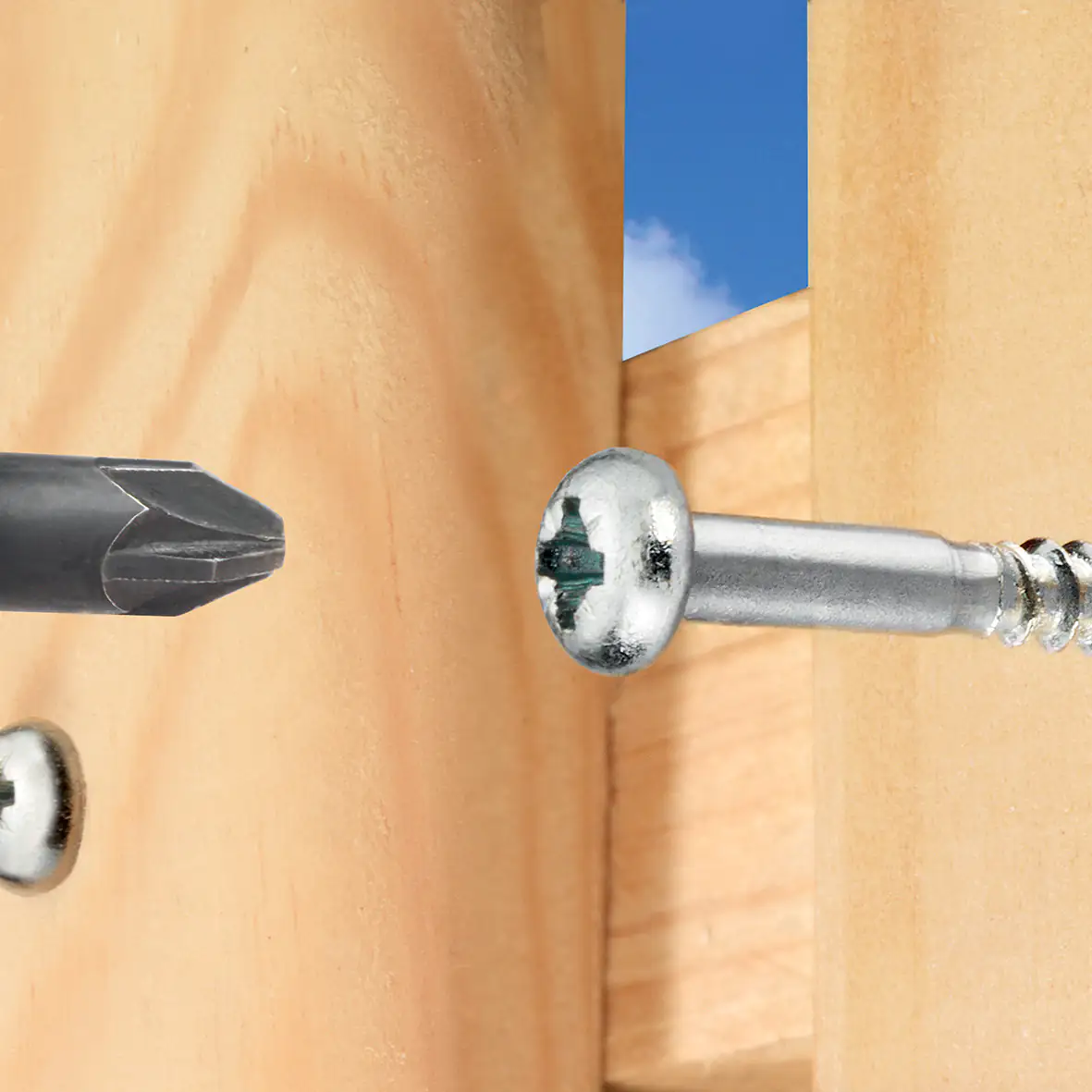 Connex Holzschrauben 3.5 x 30 mm PZ 2 Rundkopf - 20 Stk.