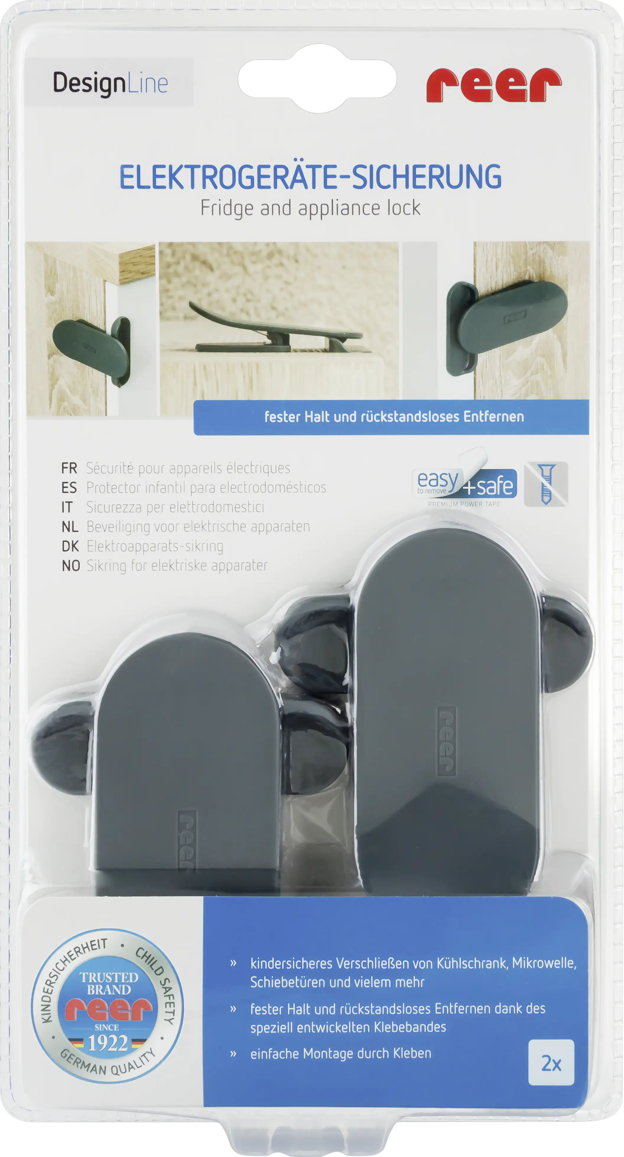 Reer Elektrogerätesicherung DesignLine anthrazit