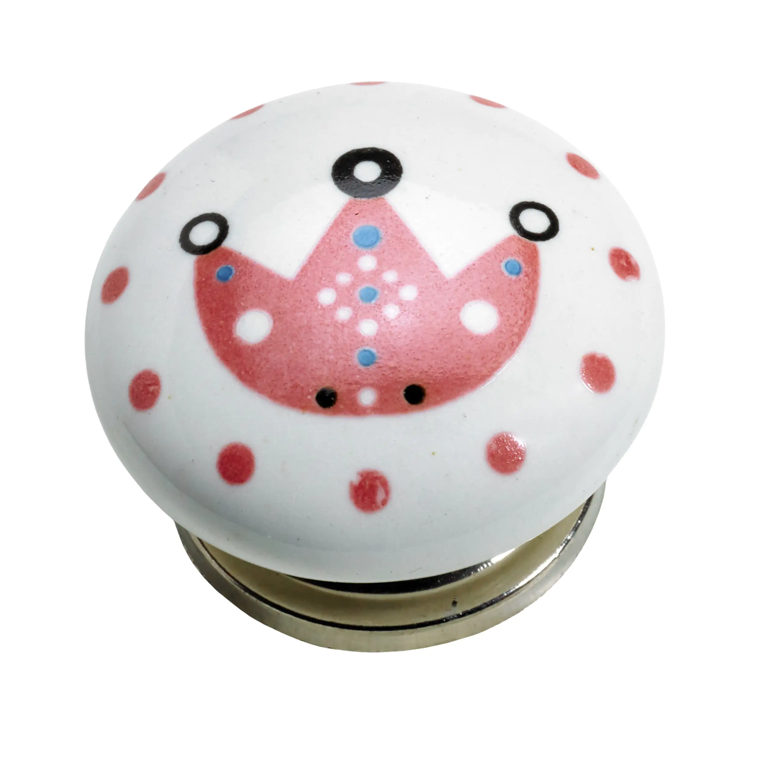 Hettich Möbelknopf Keramik weiß mit Korne Ø 40,0 mm - 1 Stück