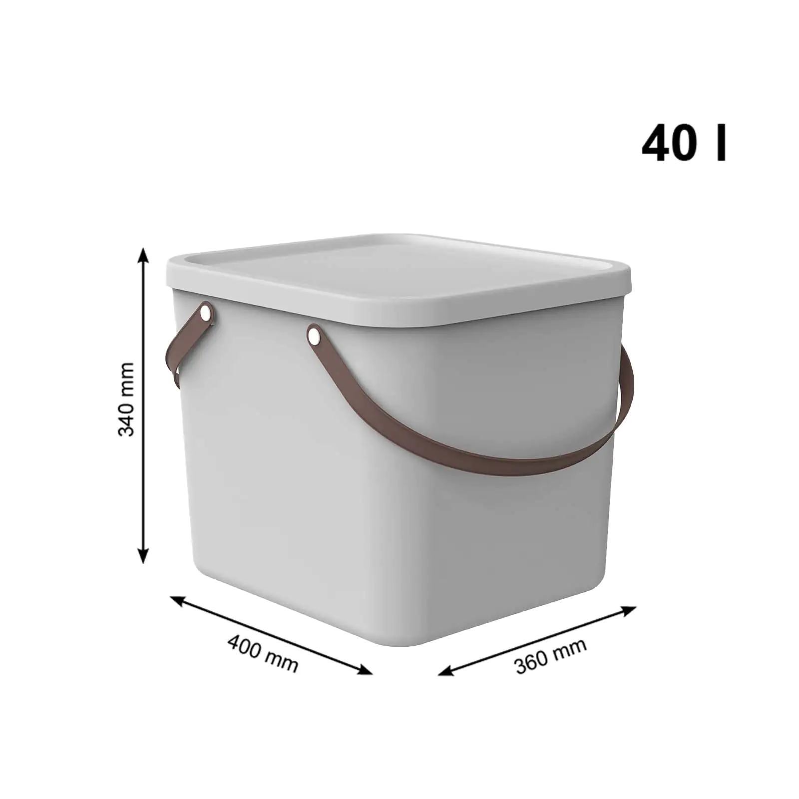 Rotho Aufbewahrungssystem Albula 40 L mistletoe weiß Rotho Aufbewahrungssystem Albula 40 L mistletoe weiß