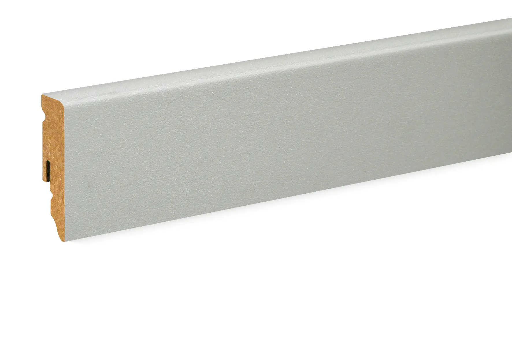 Neuhofer Fußleiste 240 cm x 58 x 19 mm fenstergrau