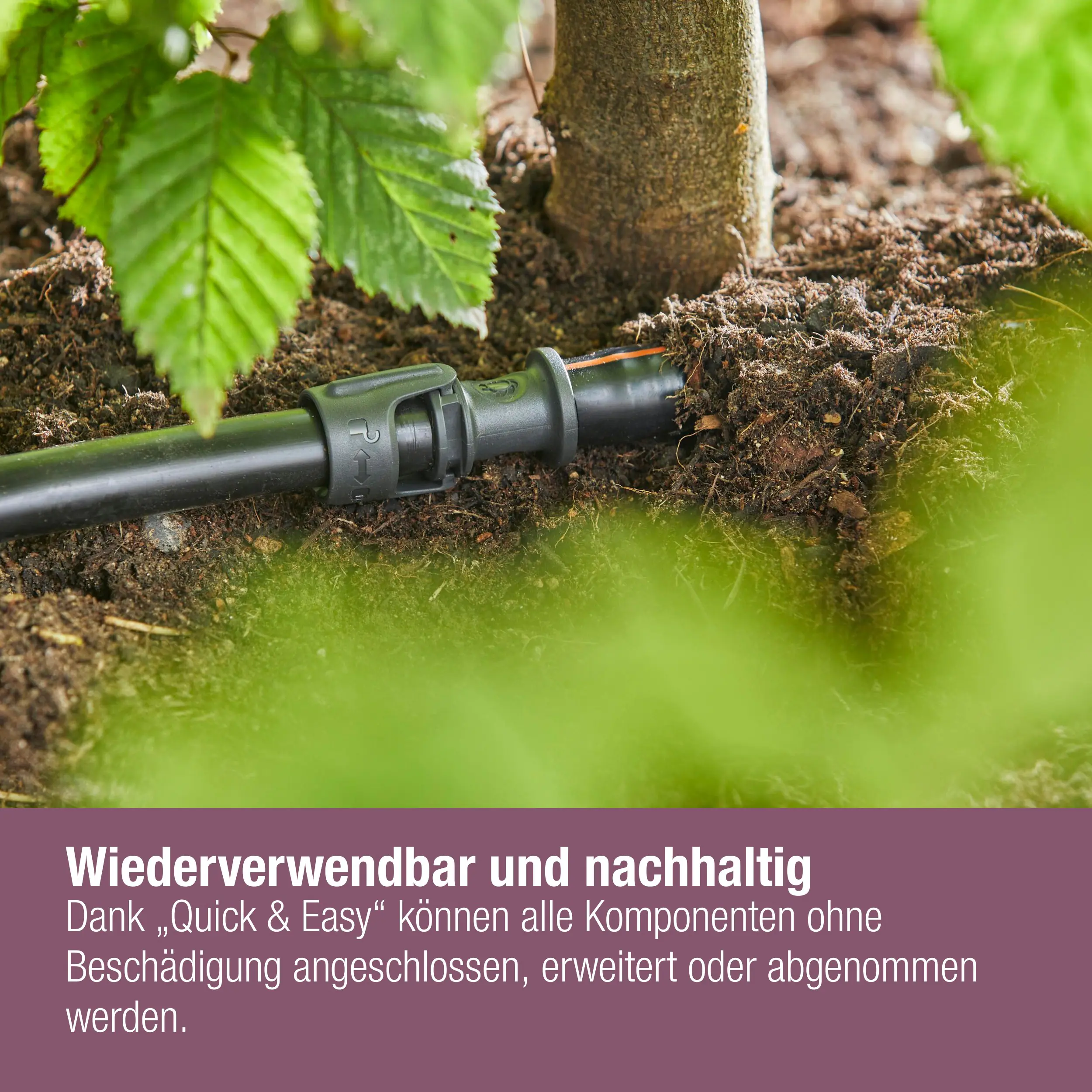 Gardena Tropfbewässerung Set Hecke/Sträucher 50 m
