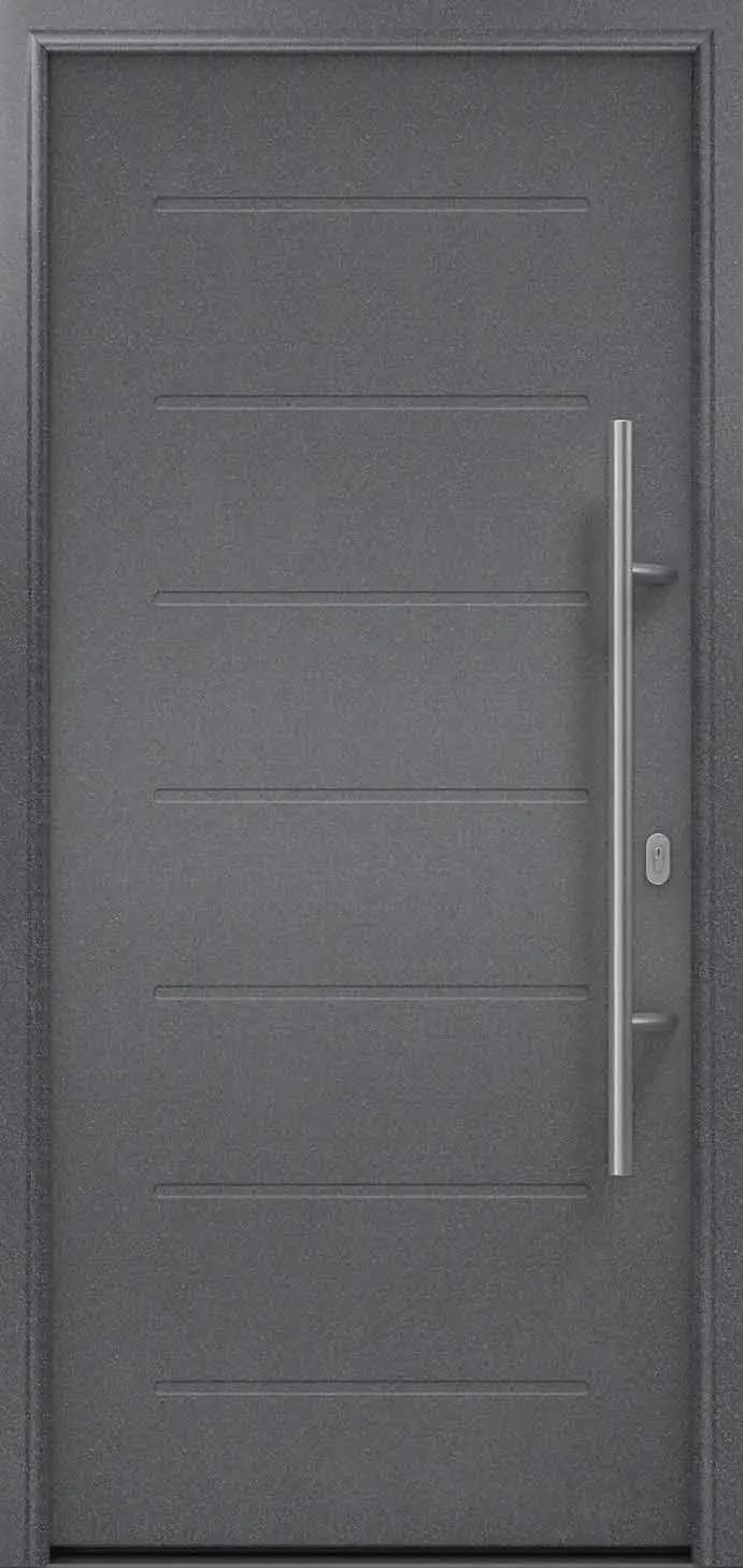 EcoStar Haustür ISOPRO IP 015 anthrazit metallic 110 x 210 cm