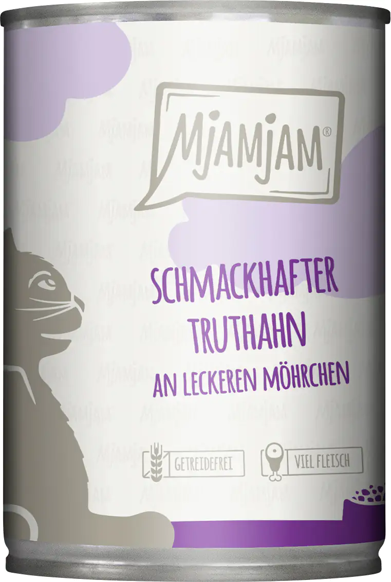 MjAMjAM - schmackhafter Truthahn an leckeren Möhrchen 400 g 400g