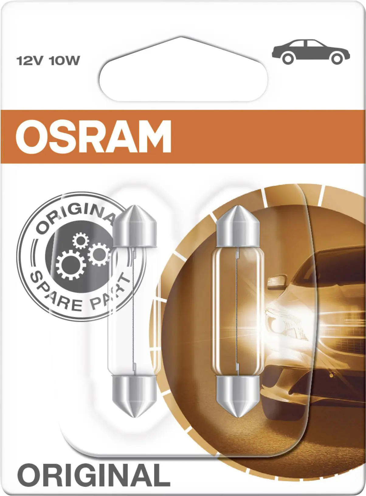 Osram Signallampe C10W Kennzeichenbeleuchtung 12V 10W