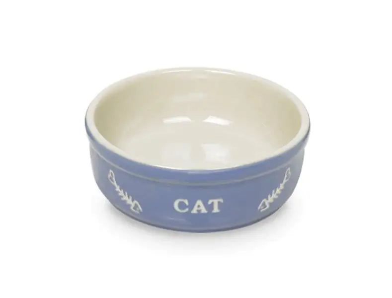 Nobby Katzenschale Cat 250 ml Ø 13,5 cm hellblau beige