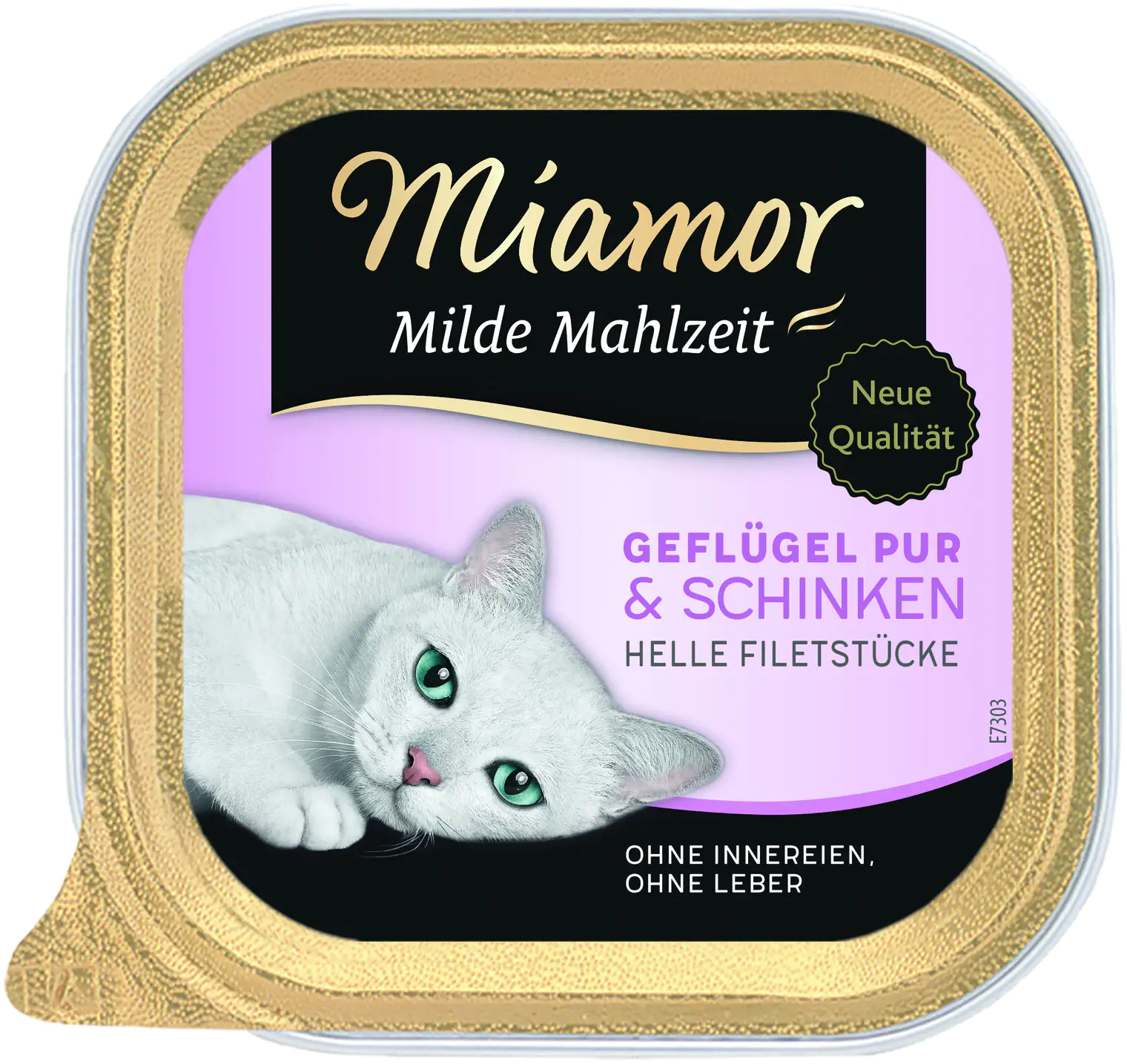 Miamor Milde Mahlzeit Geflügel Pur & Schinken 100 g 100 g