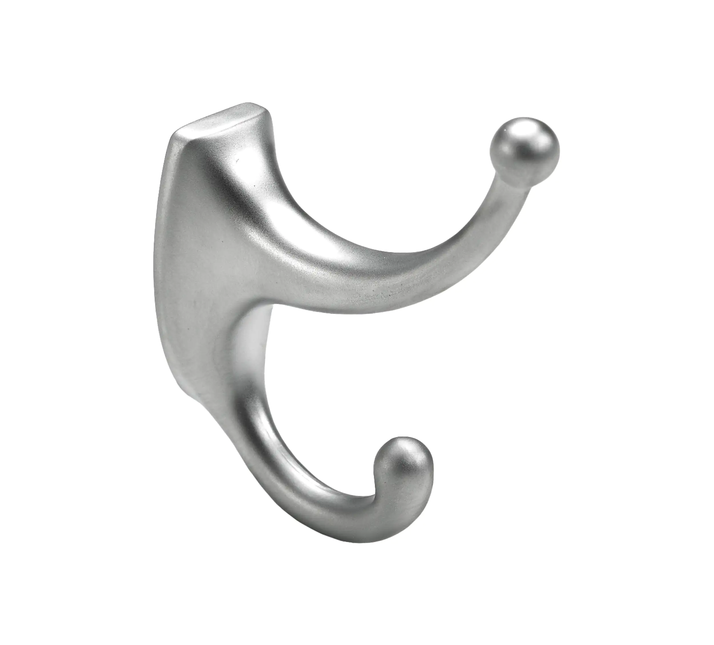 Hettich Mantelhaken 4,6 x 1,3 x 3,8 cm Aluminium-Optik - 1 Stück