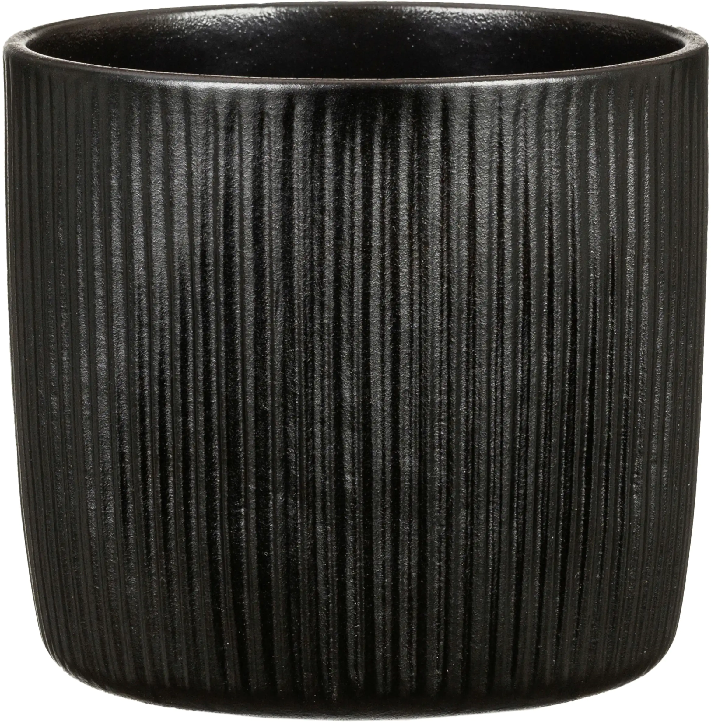 Scheurich Übertopf Solido Linea Ø 17,6 x 16 cm ebano schwarz