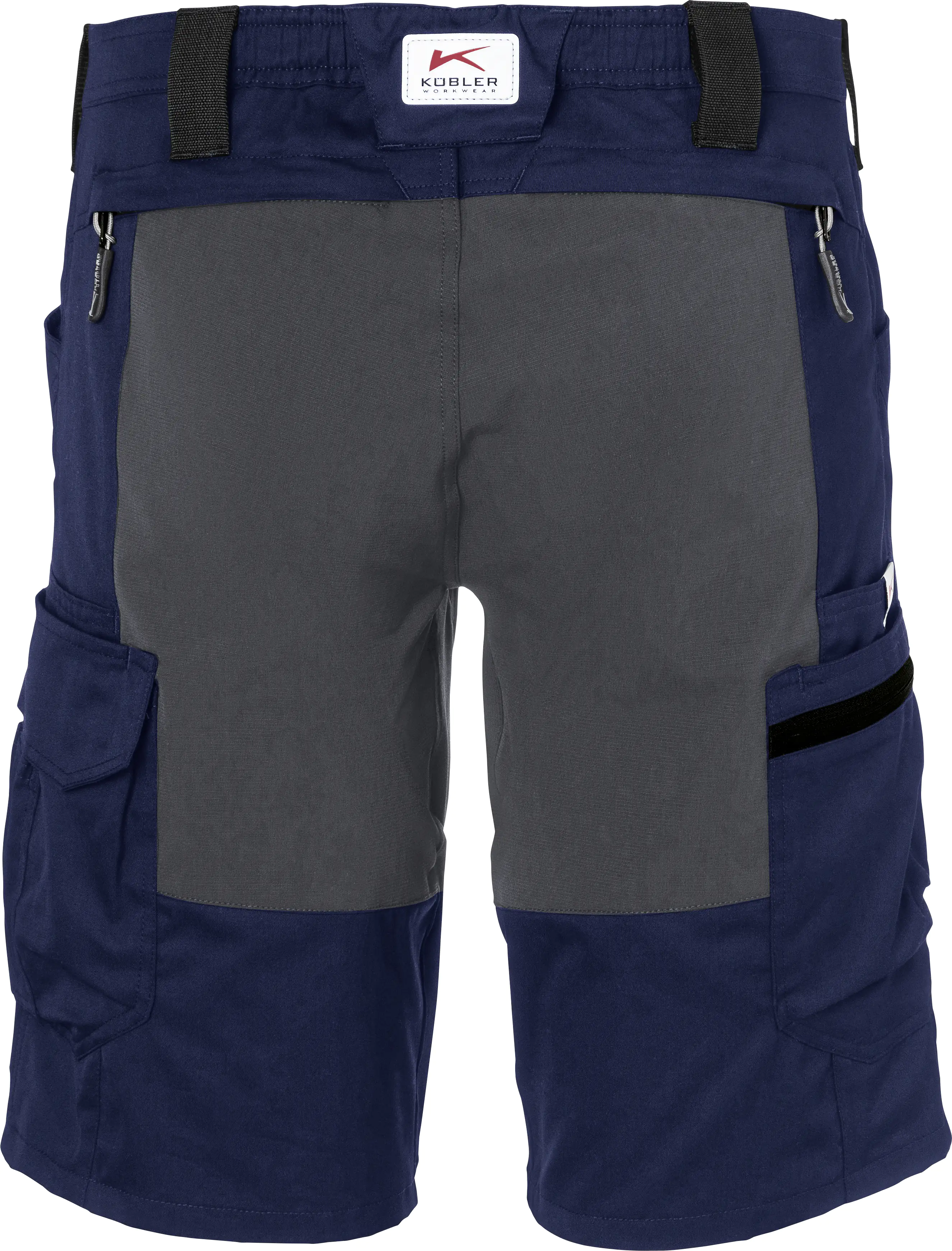 Kübler kurze Arbeitshose light dunkelblau/anthrazit