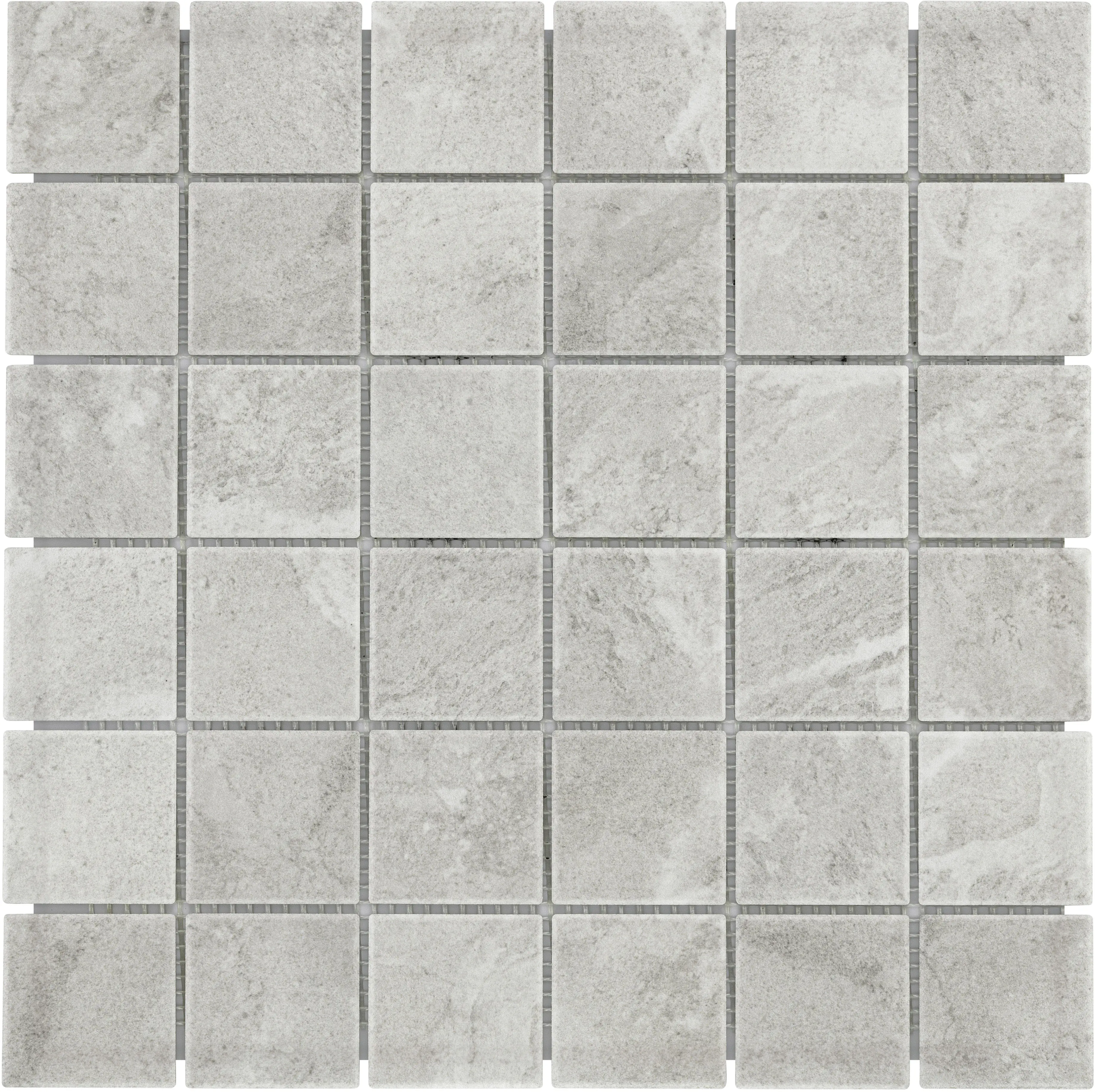 Mosaikfliese 29,7 x 29,7 cm steinbeige Steinmaß: 4,7 x 4,7 cm rutschhemmend 