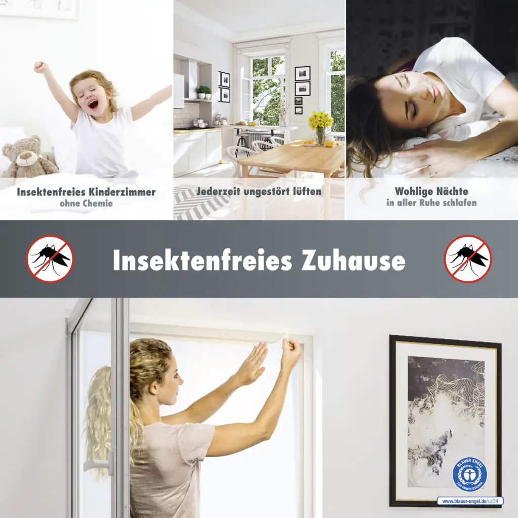 Primaster Fliegengitter 130 x 150 cm weiß kürzbar Primaster Fliegengitter 130 x 150 cm weiß kürzbar