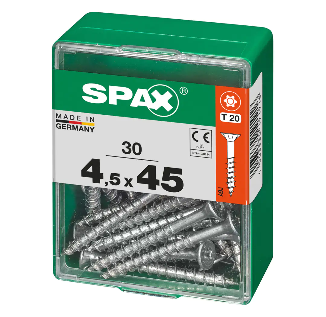 Spax Universalschrauben 4.5 x 45 mm TX 20 - 30 Stk.