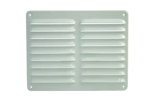 Marley Lüftungsgitter 245 x 195 mm, Aluminium, weiß