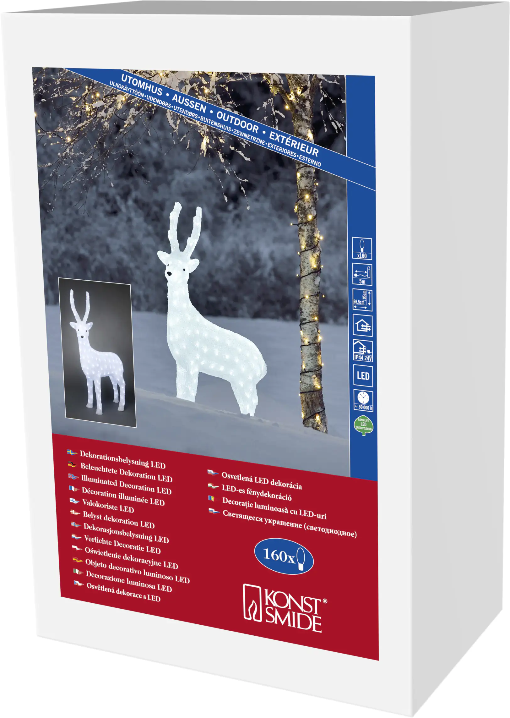 Konstsmide LED Acryl Rentier