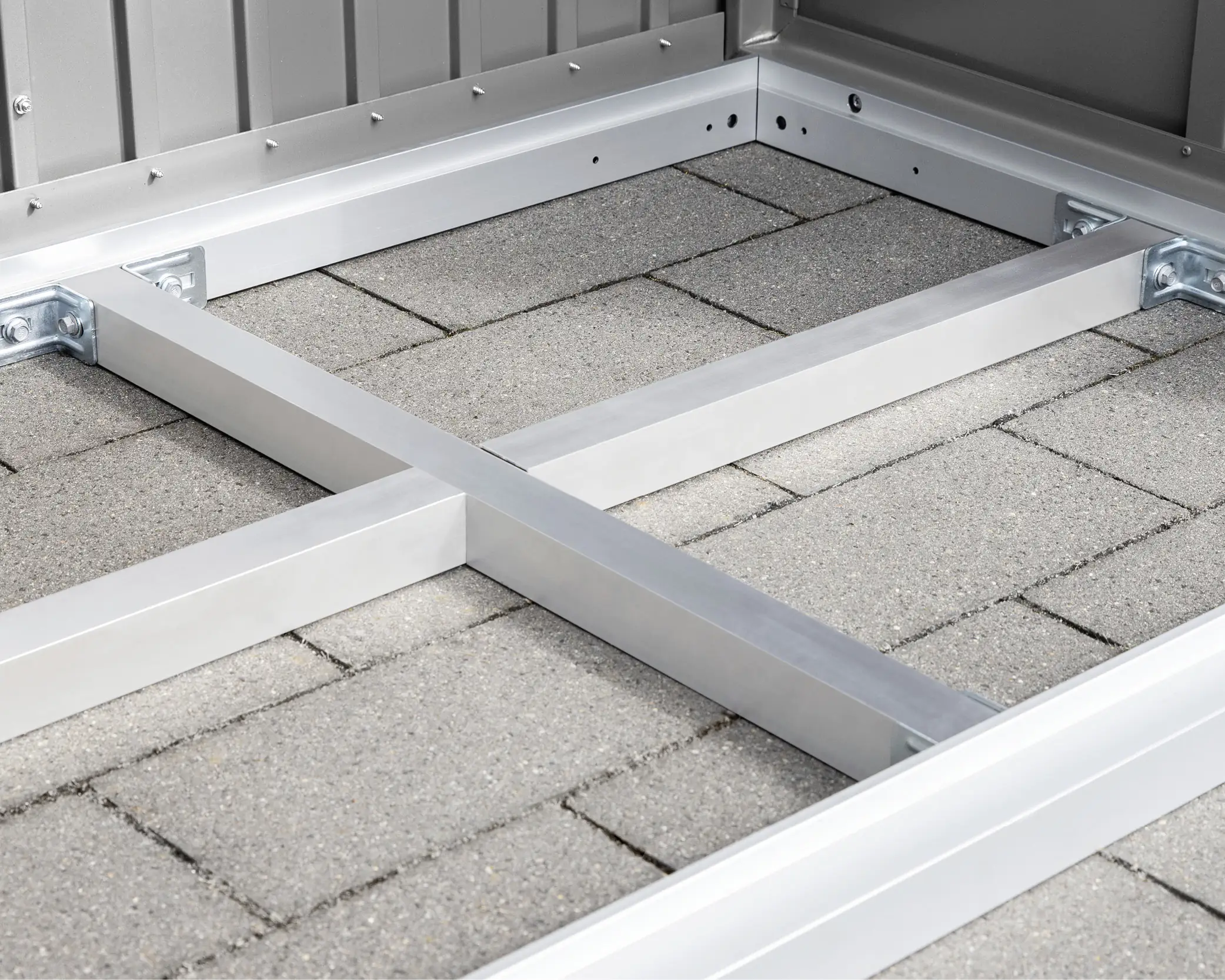 EcoStar Unterkonstruktion für Riffelblech Typ 1 für Kaminholzregal EcoStar Unterkonstruktion für Riffelblech Typ 1 für Kaminholzregal