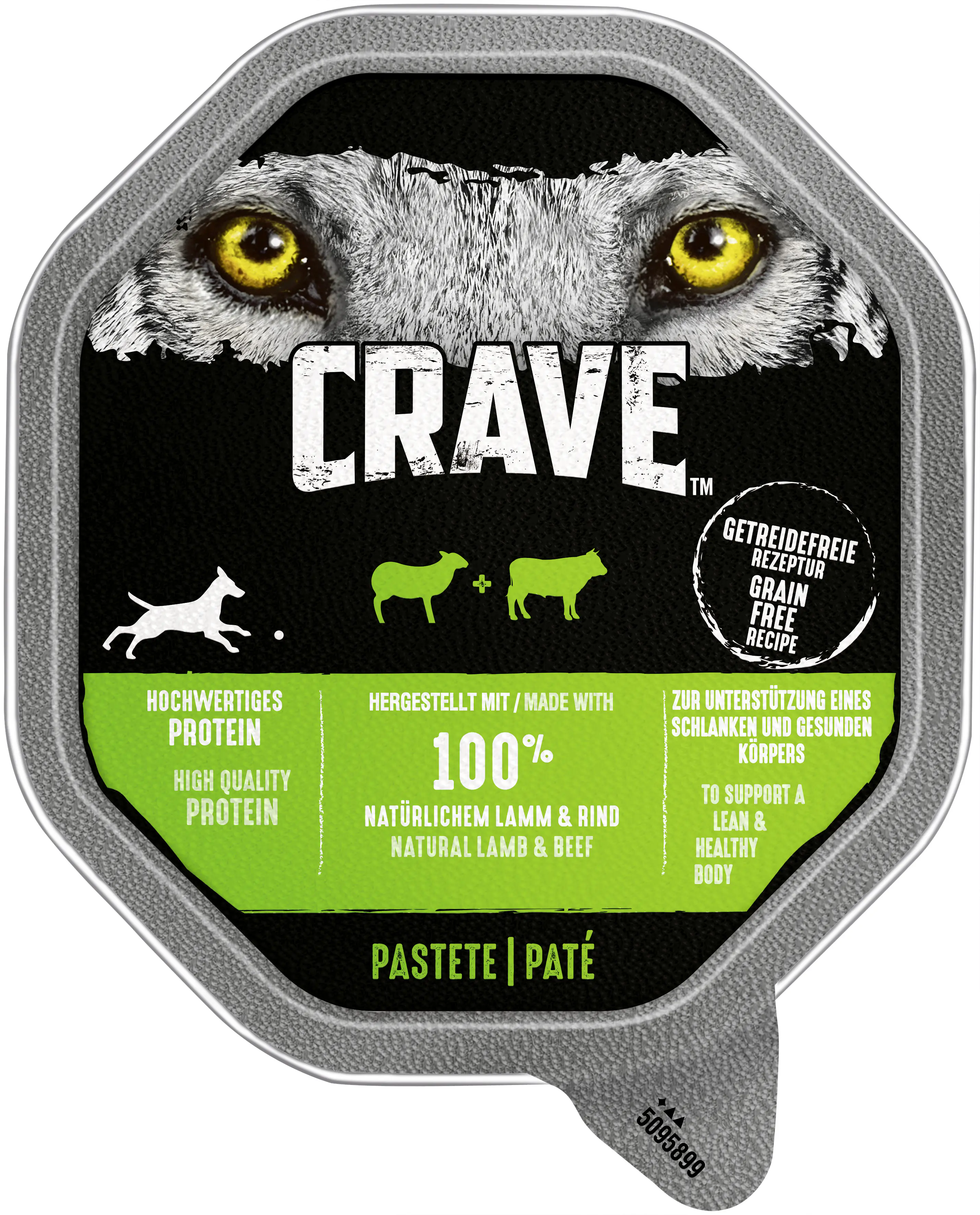 Crave Hundenassfutter Adult 150 g Lamm & Rind