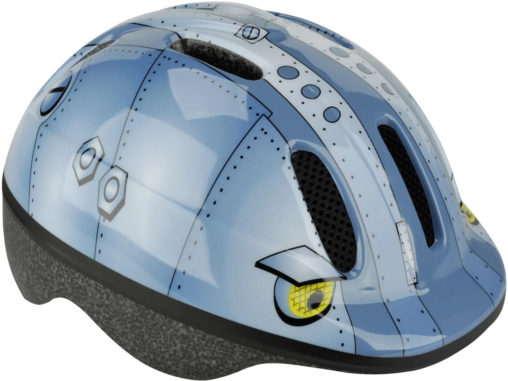 Fischer Fahrradhelm Kinder Robo Uni S/M blau