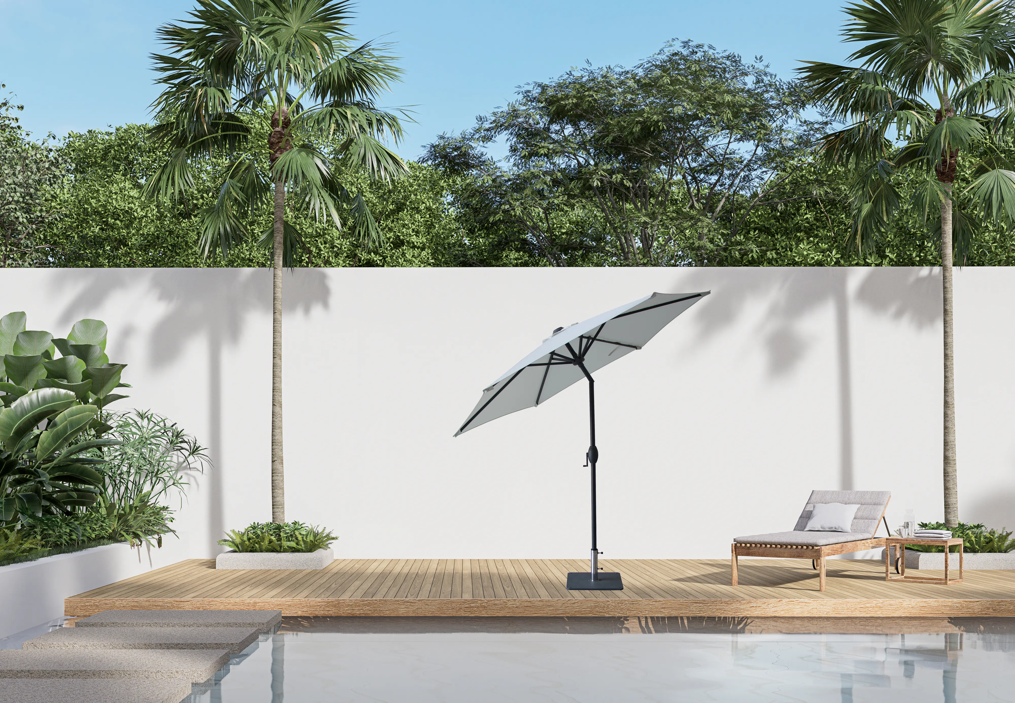 Primaster Sonnenschirm Ingenio creme Ø 250 cm