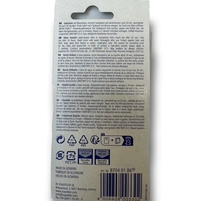 Staedtler Glanzlack auf Wasserbasis 10 ml