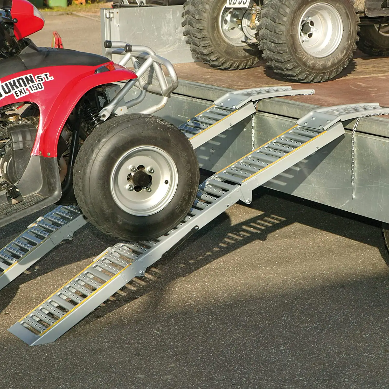 Unitec Auffahrrampe klappbar 200x25cm - 2 Stück Unitec Auffahrrampe klappbar 200x25cm - 2 Stück