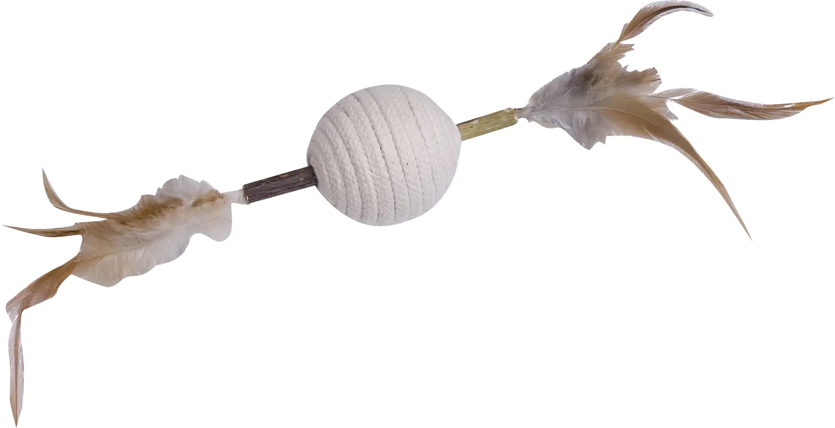 Nobby Matatabi Stick mit Rasselball 9,5 cm 28 cm