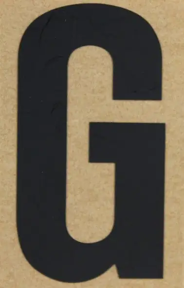 Conacord Klebebuchstabe 65 x 100 mm