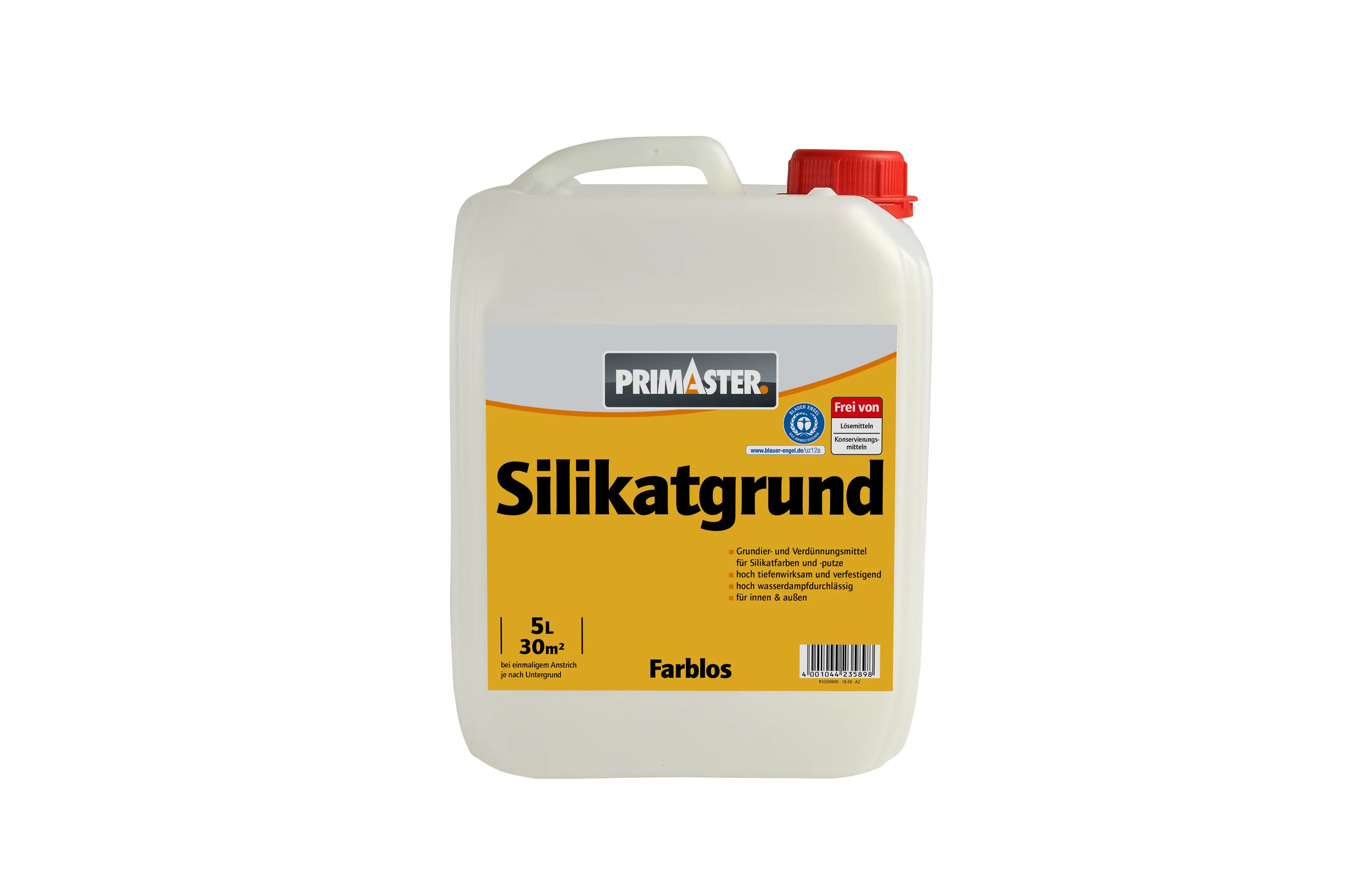 4001044235898 Primaster Silikatgrund transparent 5 L