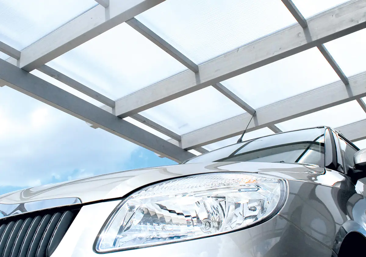 SKAN HOLZ Carport Odenwald 428 x 648 cm, natur