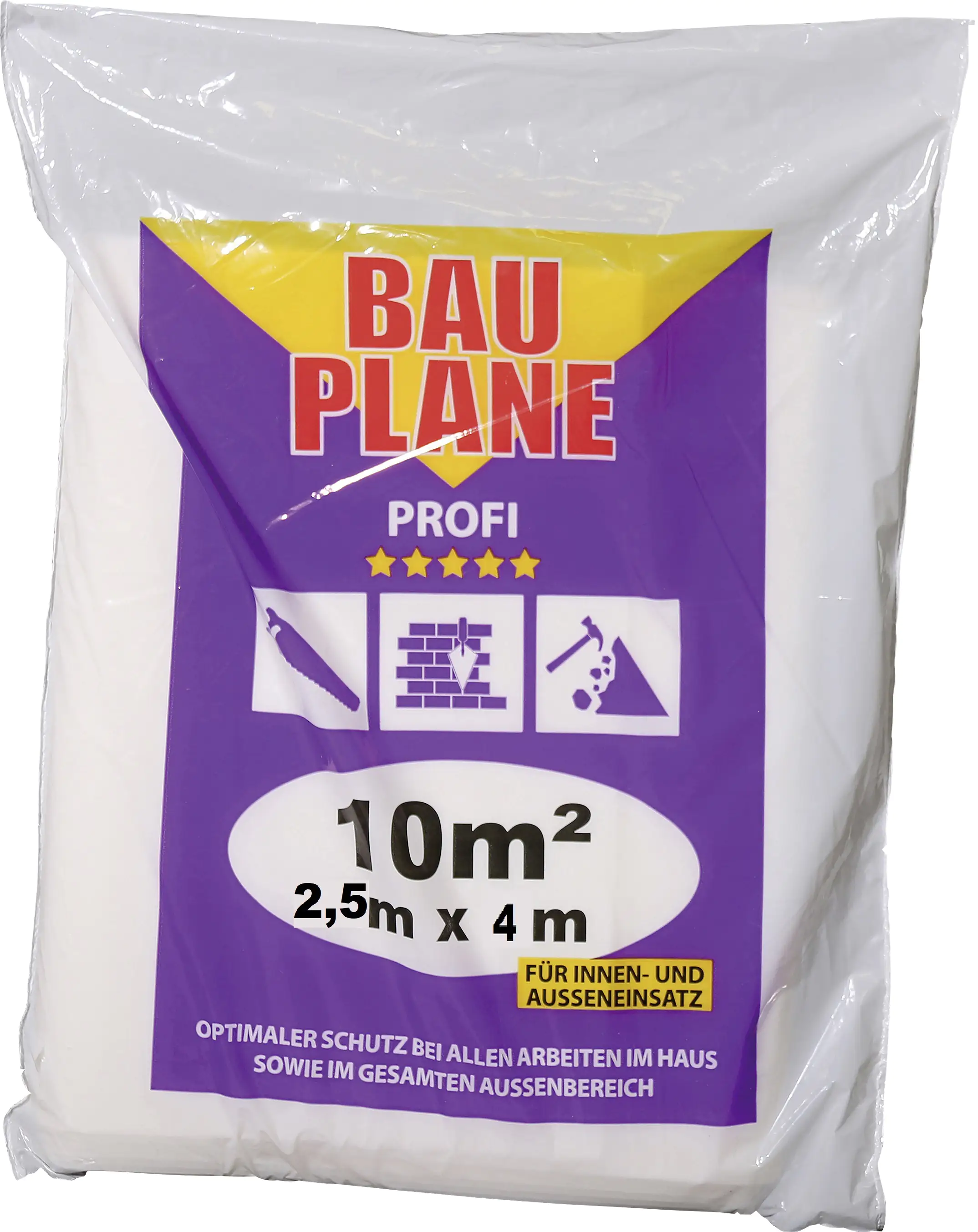 Jufol Bauplane Profi 0,2 mm 4 x 2,5 m = 10 m² transluzent