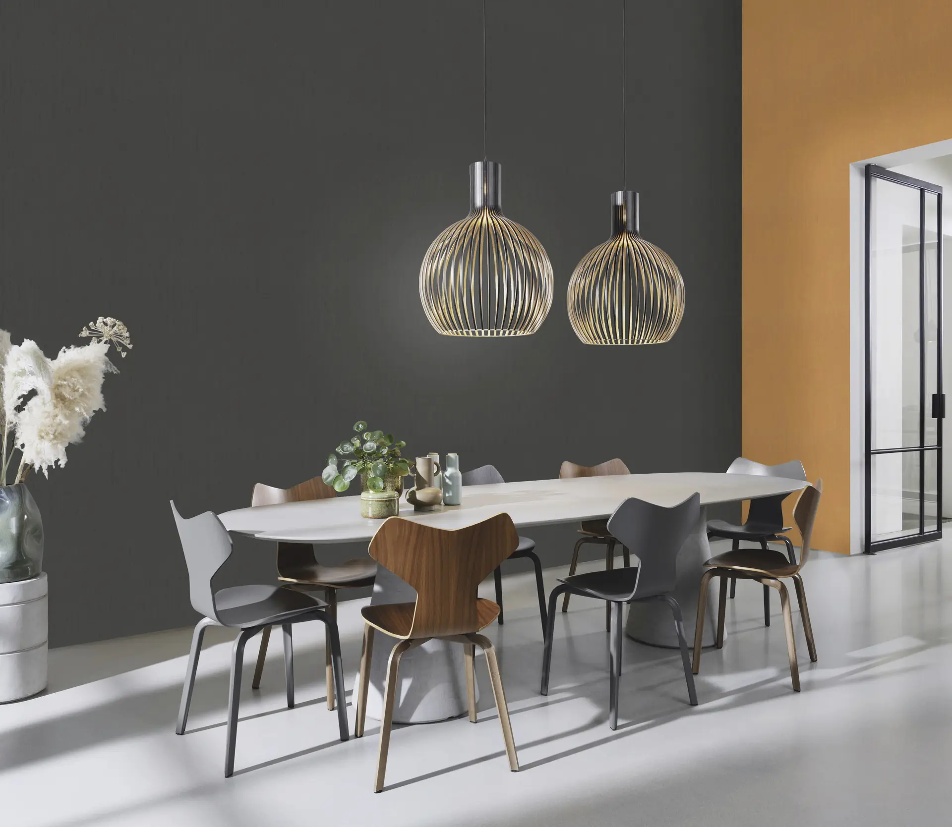 Rasch Vliestapete 746099 Orange-Braunorange Uni 10,05 m x 0,53 m