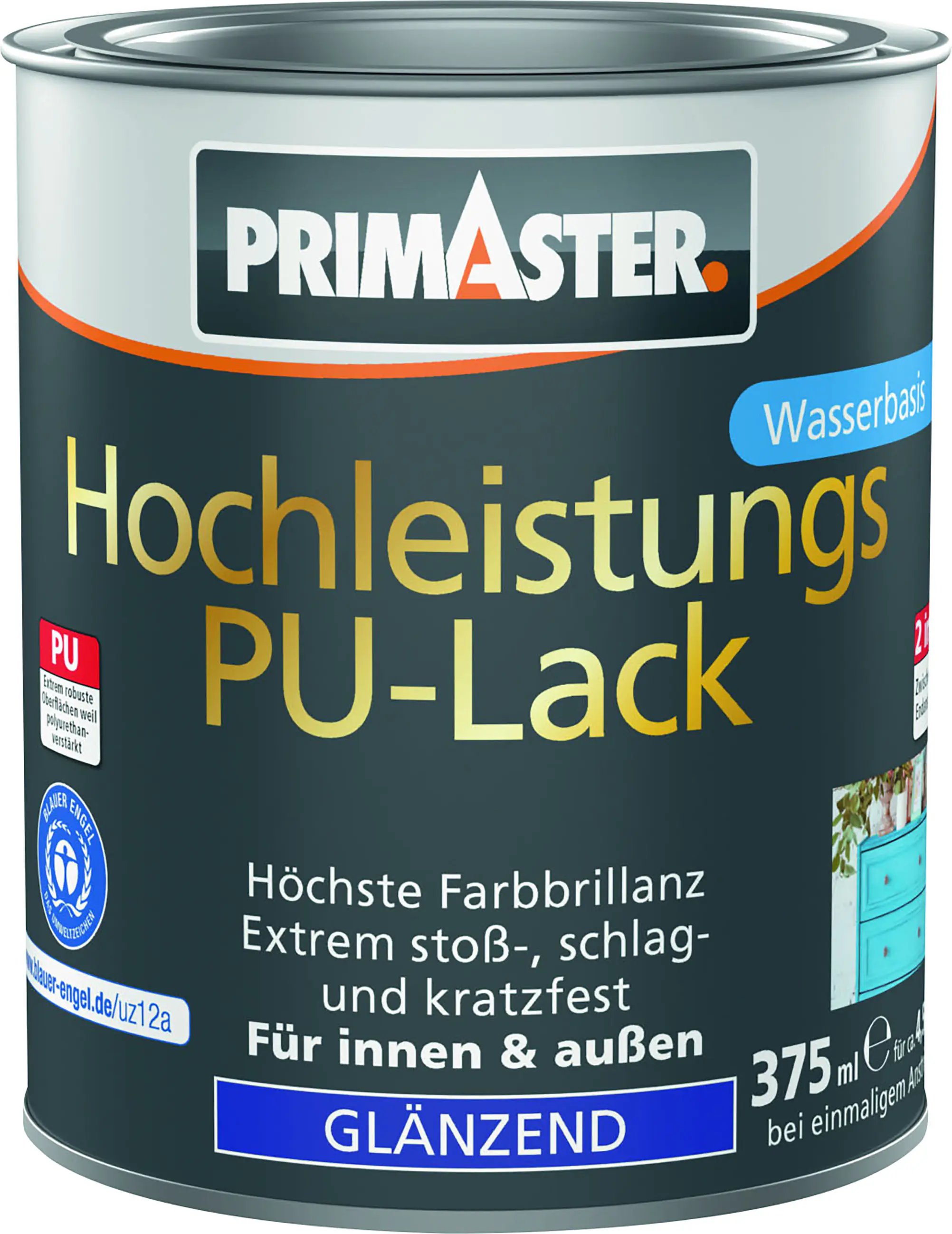 Primaster Hochleistungs PU-Lack feuerrot glänzend 375 ml